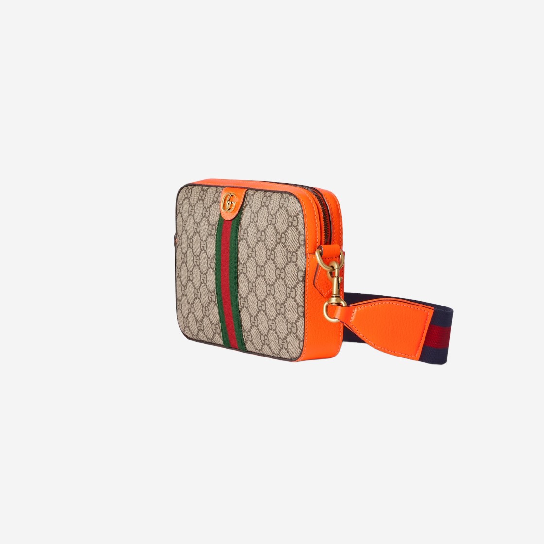 Gucci Ophidia GG Small Crossbody Bag Beige Ebony Bright Orange 상세 이미지 2