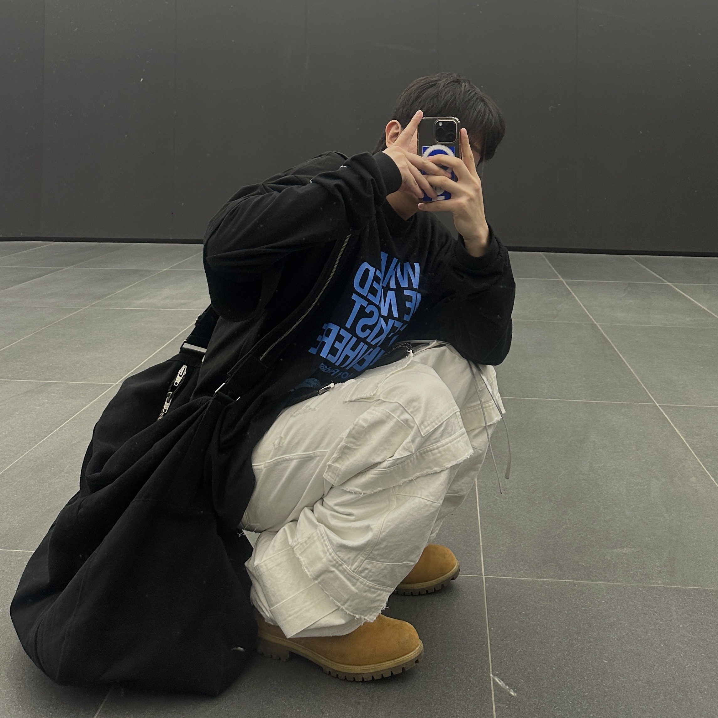 Timberland x Comme des Garcons Shirt x Supreme 6 Inch Boot Wheat - Medium 착용 스타일 - 1