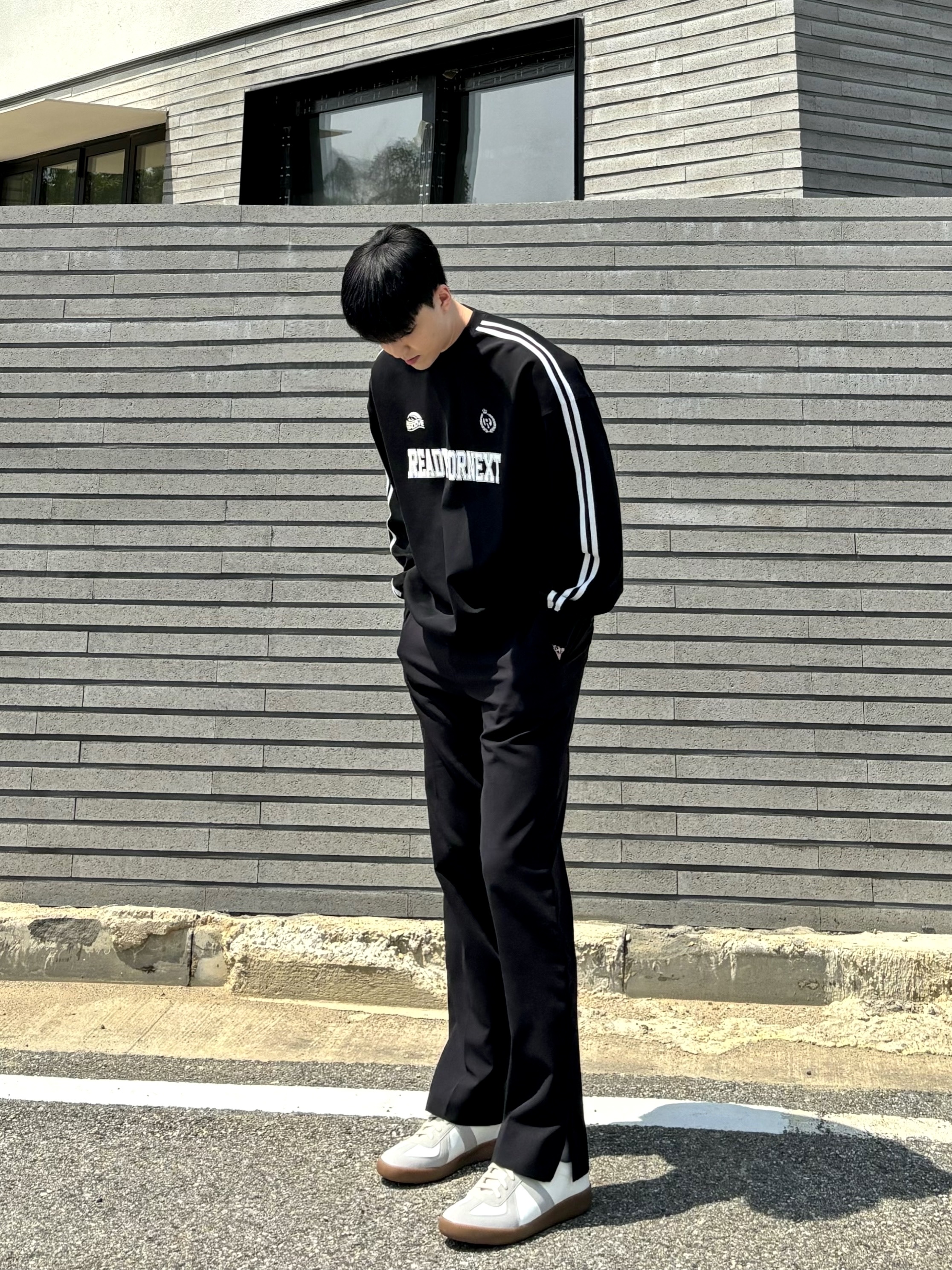 Adidas BW Army White 착용 스타일 - 1