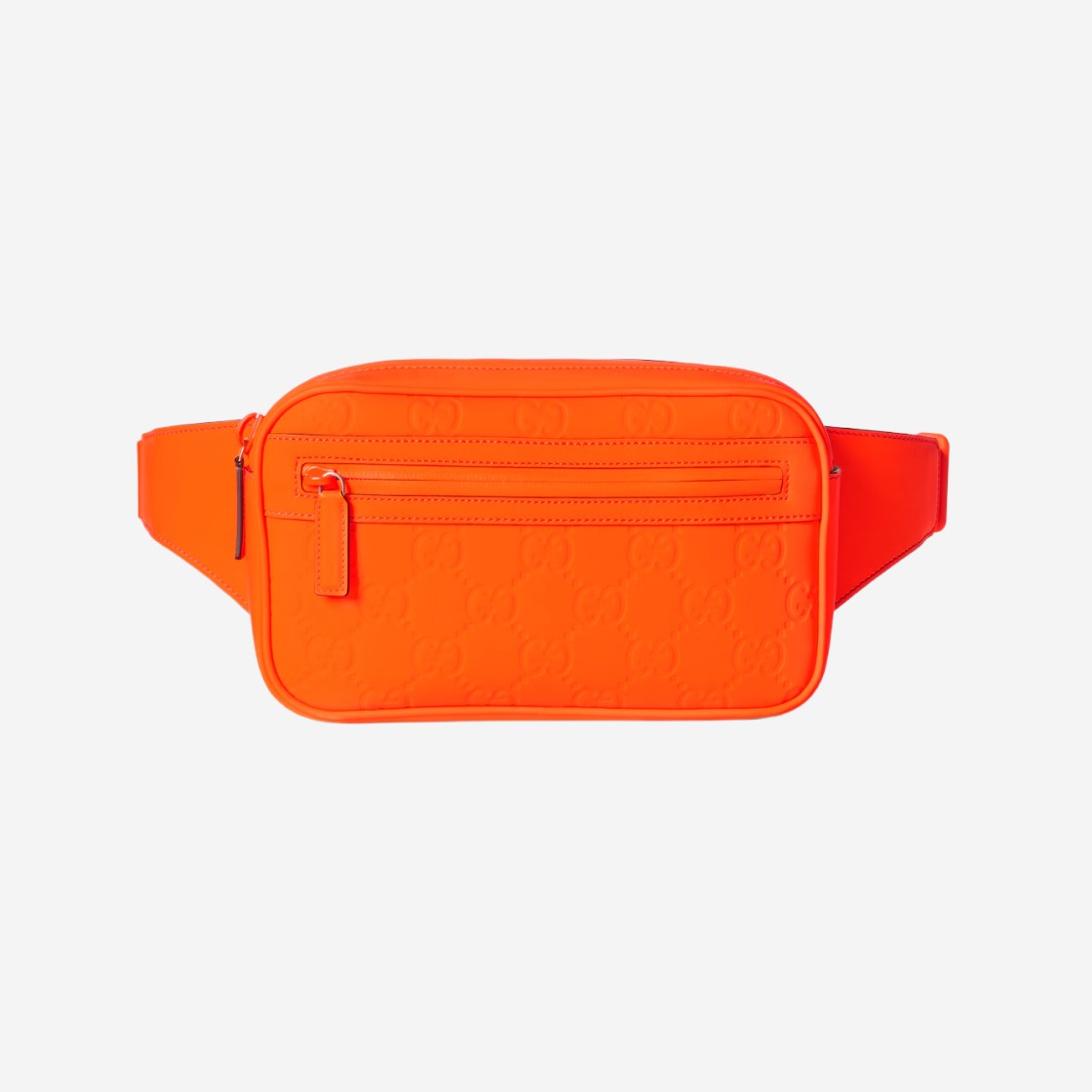 Gucci GG Rubber-Effect Belt Bag Bright Orange 상세 이미지 1