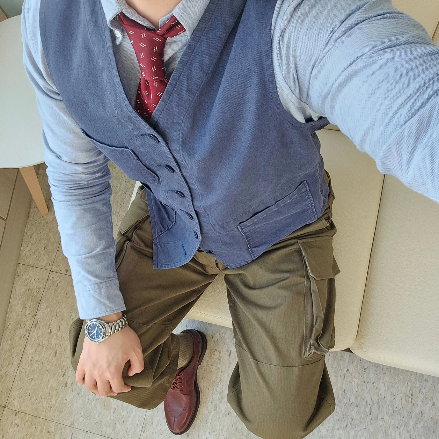 Paraboot Avignon Griff Lisse Marron, Omega Seamaster Planet Ocean 600M Co Axial Master Chronometer Steel Black 착용 스타일 - 3