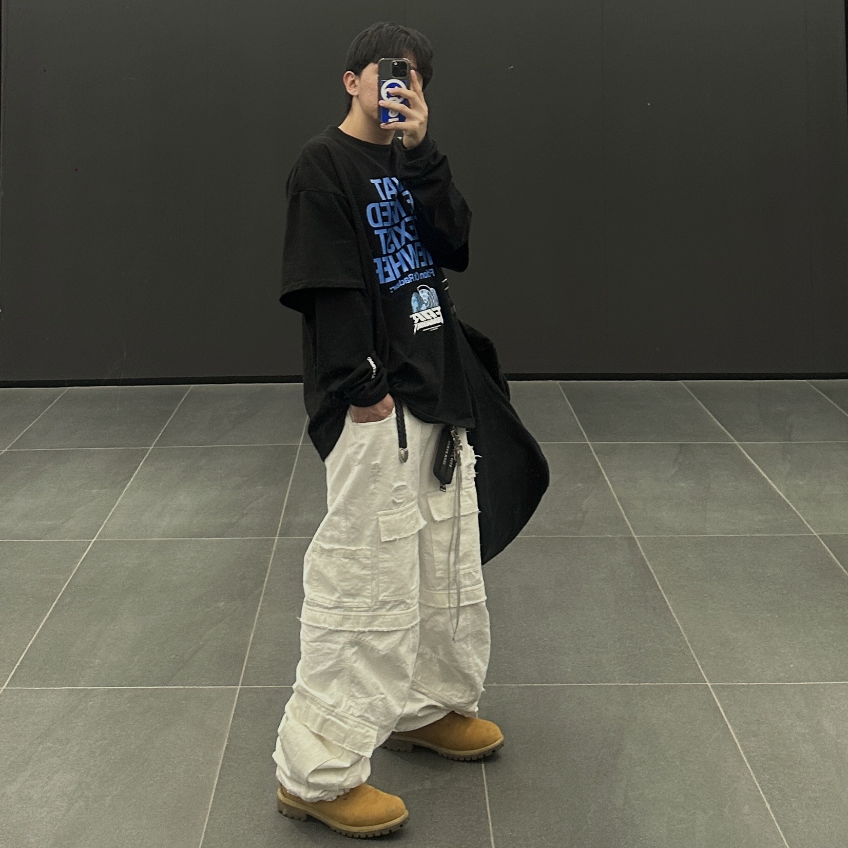 Timberland x Comme des Garcons Shirt x Supreme 6 Inch Boot Wheat - Medium 착용 스타일 - 3