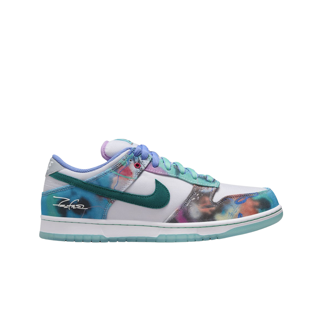 나이키 x 퓨추라 래버러토리 SB 덩크 로우 OG QS 화이트 앤 지오드 틸(Nike x Futura Laboratories SB Dunk Low OG QS White and Geode Teal)