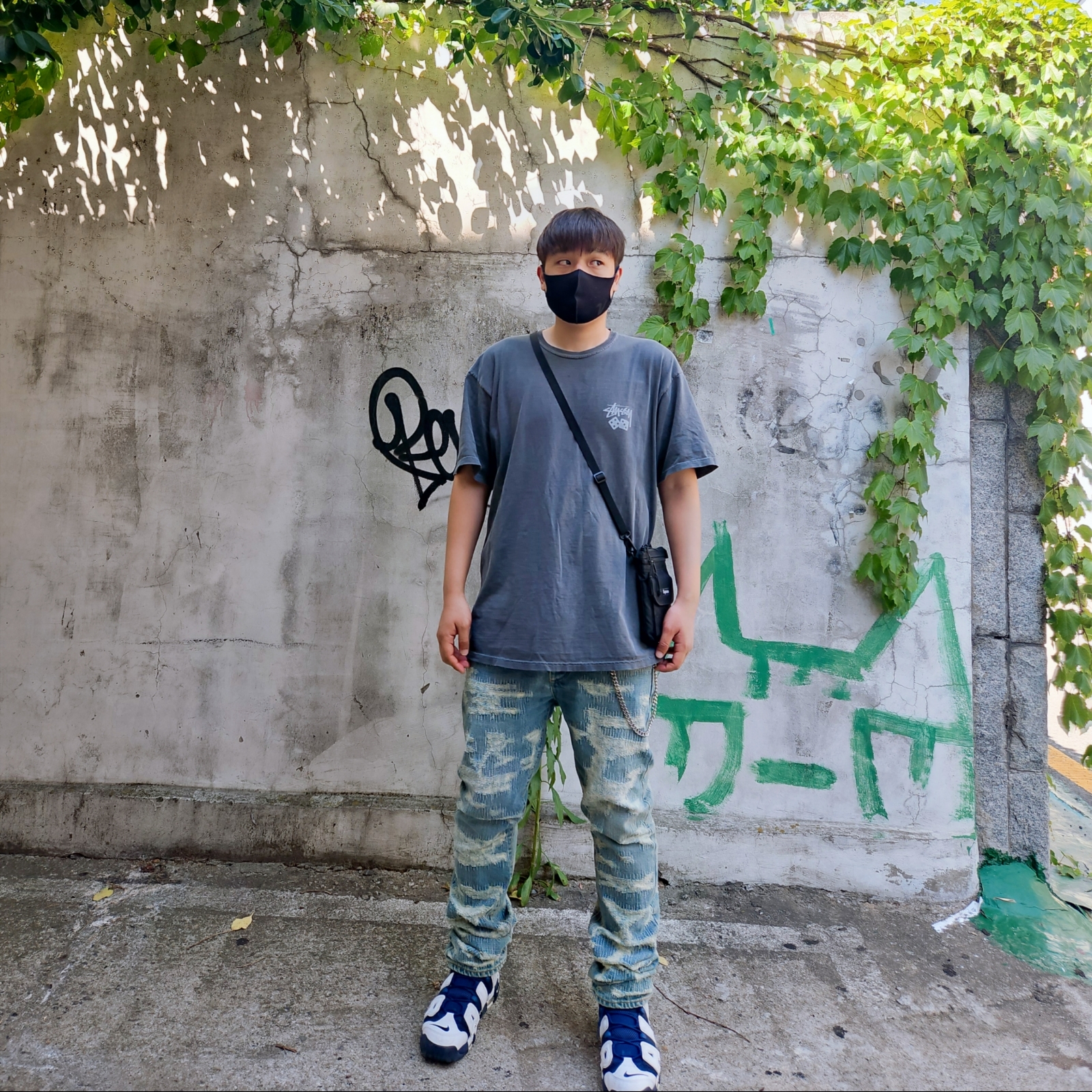 Nike Air More Uptempo Olympic 2020 착용 스타일