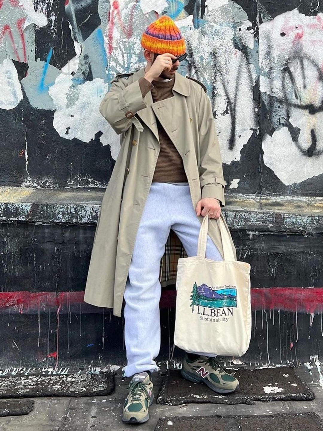 Covernat Track Jogger Pants Light Grey, Covernat Fleece Jogger Pants Melange Grey 착용 스타일 - 4