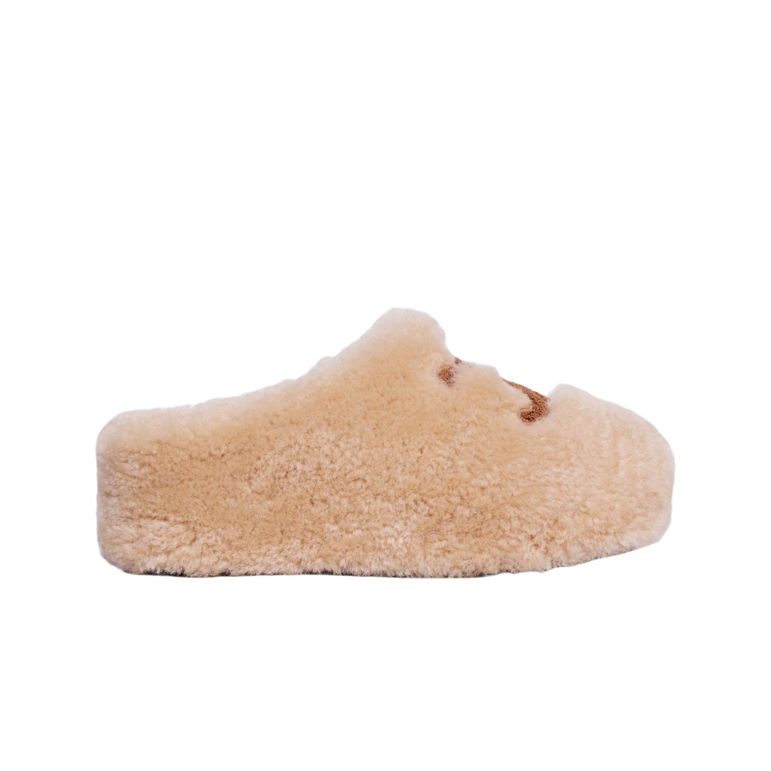 (W) 셀린느 퍼 뮬 셔링 크림((W) Celine Fur Mule in Shearling Cream) - 1