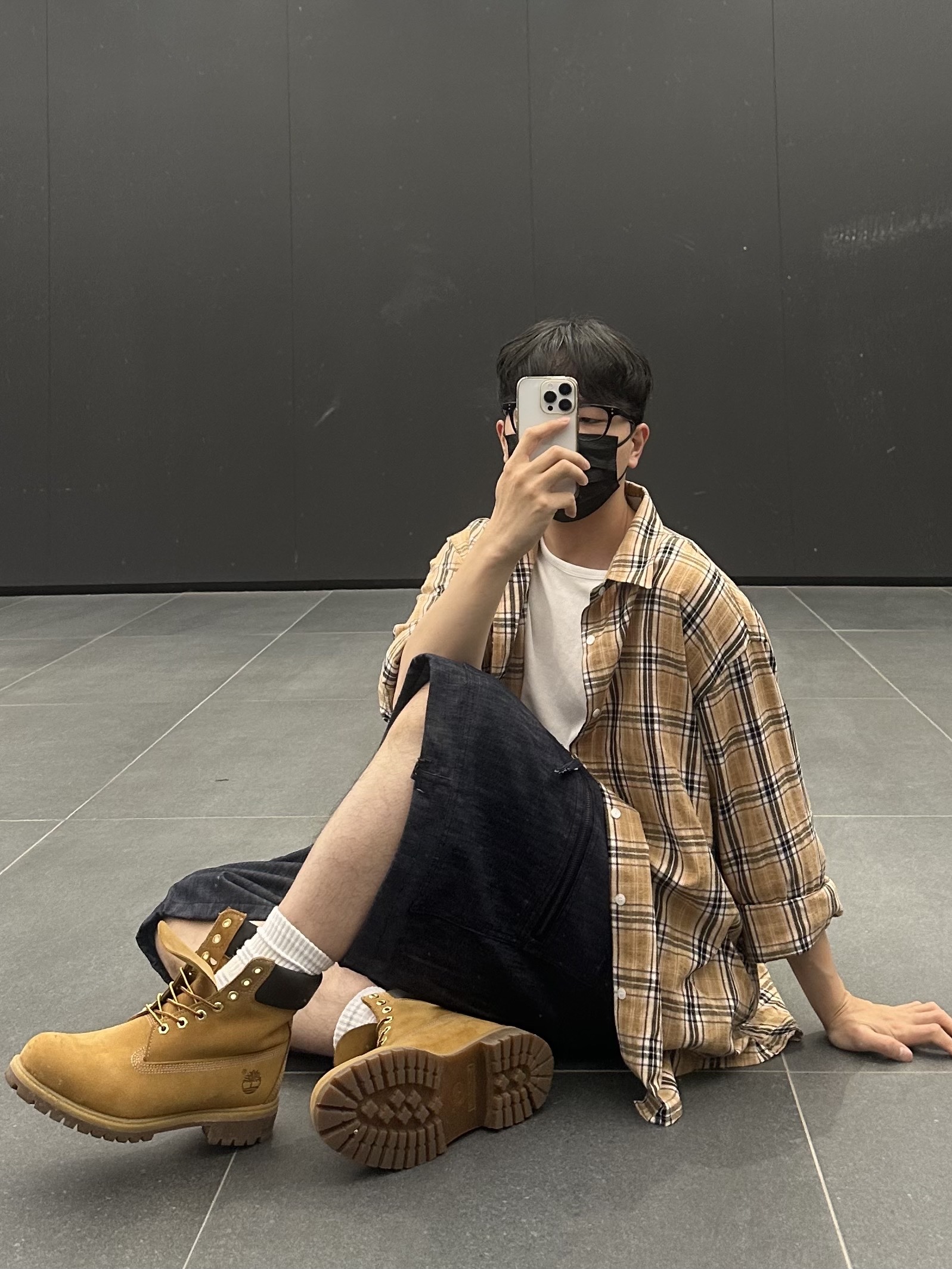 Timberland Premium 6 inch Waterproof Boot Wheat Nubuck - Wide 착용 스타일 - 2