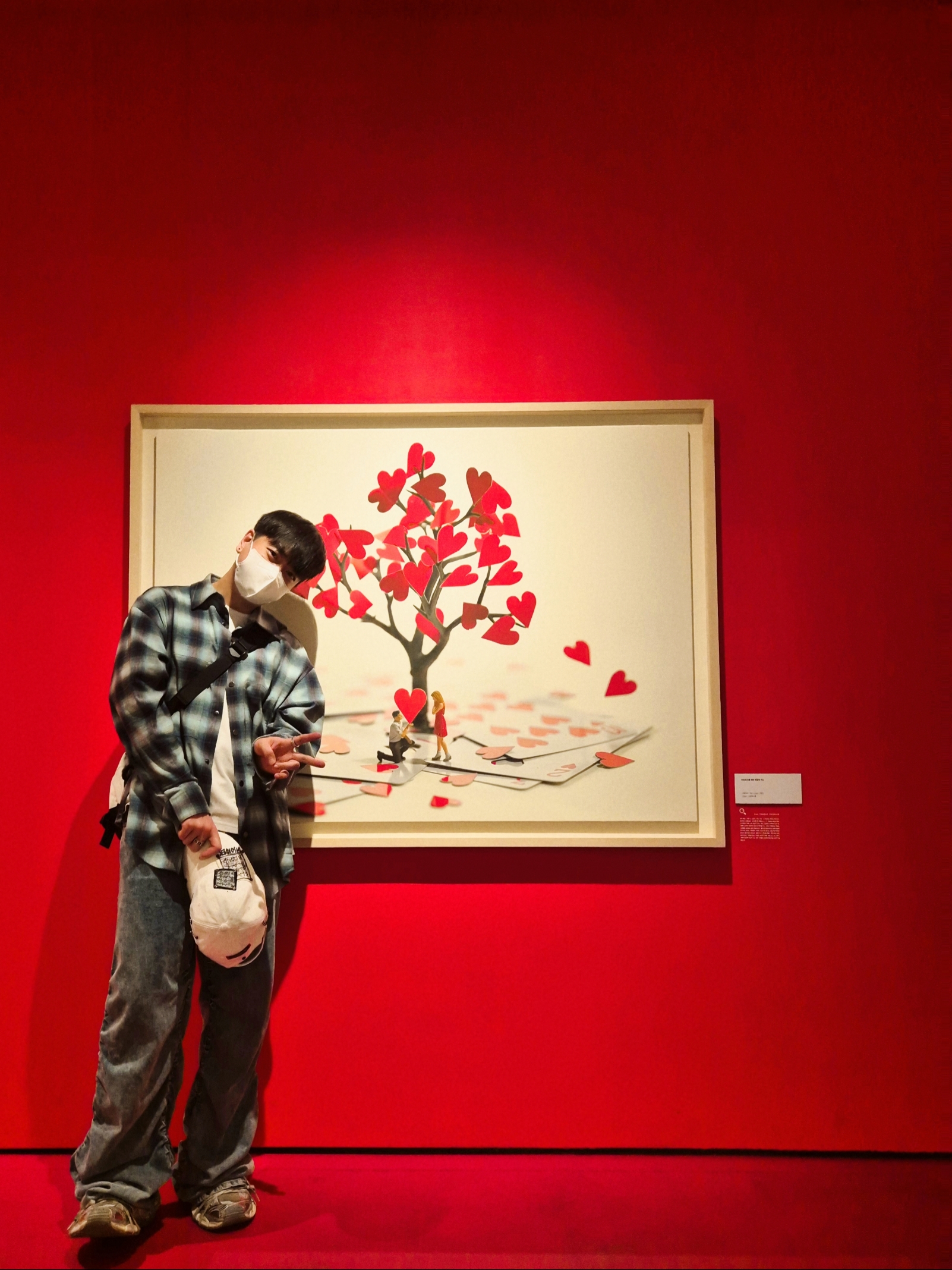 Wooyoungmi Check Shirt Blue - 22FW, Wooyoungmi Shearling Wide Denim Pants Blue - 24SS 착용 스타일 - 1