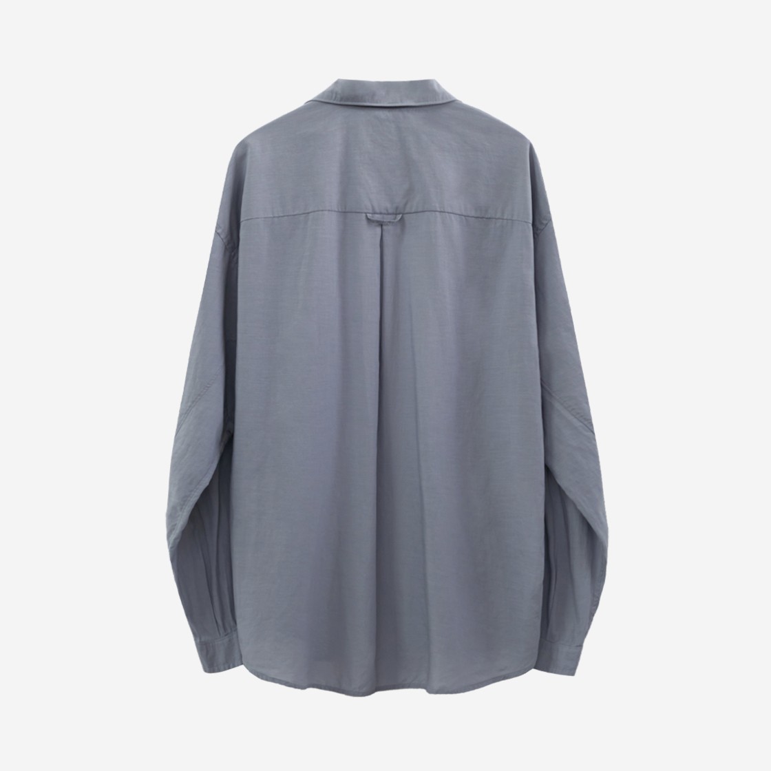 Polyteru Tenco Loosed Shirt 2.0 Mid Blue Gray - 24FW 상세 이미지 2