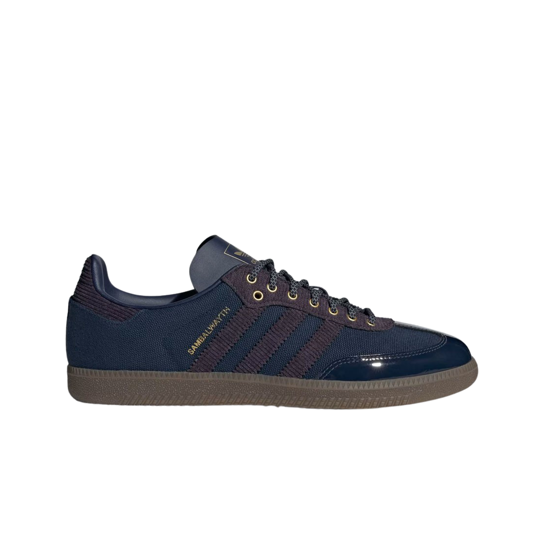 IH5186 Adidas x Alwayth Samba OG Collegiate Navy Aurora Black - 대표 이미지 #1