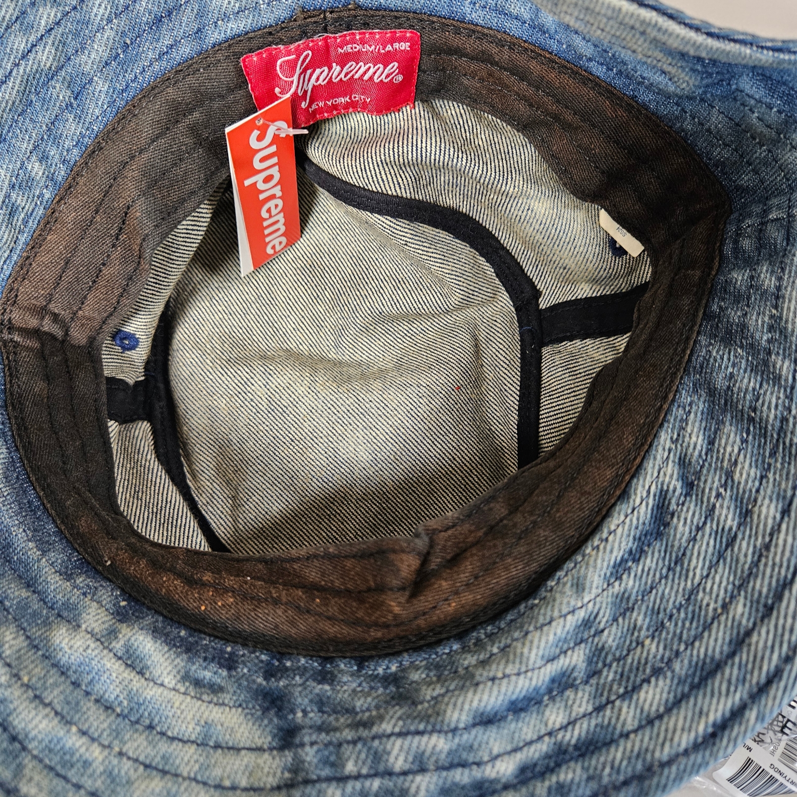 Supreme Chino Twill Crusher Dirty Indigo - 24SS 착용 스타일 - 5