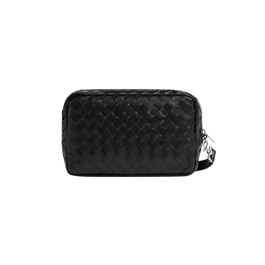 Bottega Veneta Intrecciato Pouch With Wristlet Black 상세 이미지 2