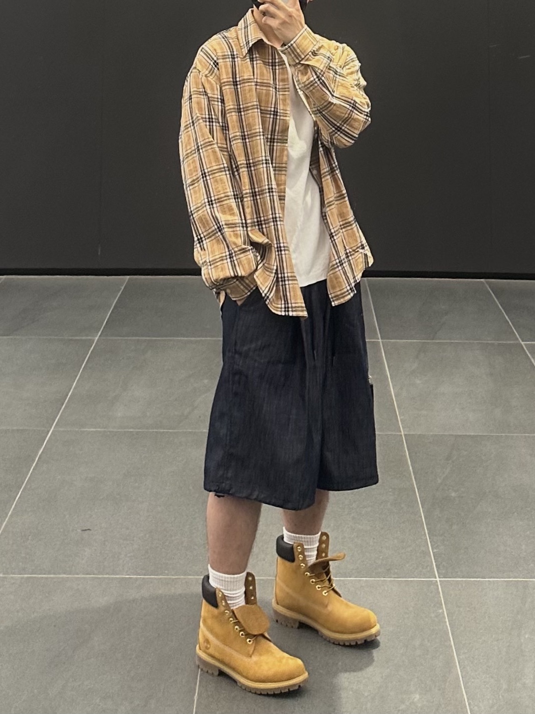 Timberland Premium 6 inch Waterproof Boot Wheat Nubuck - Wide 착용 스타일 - 4