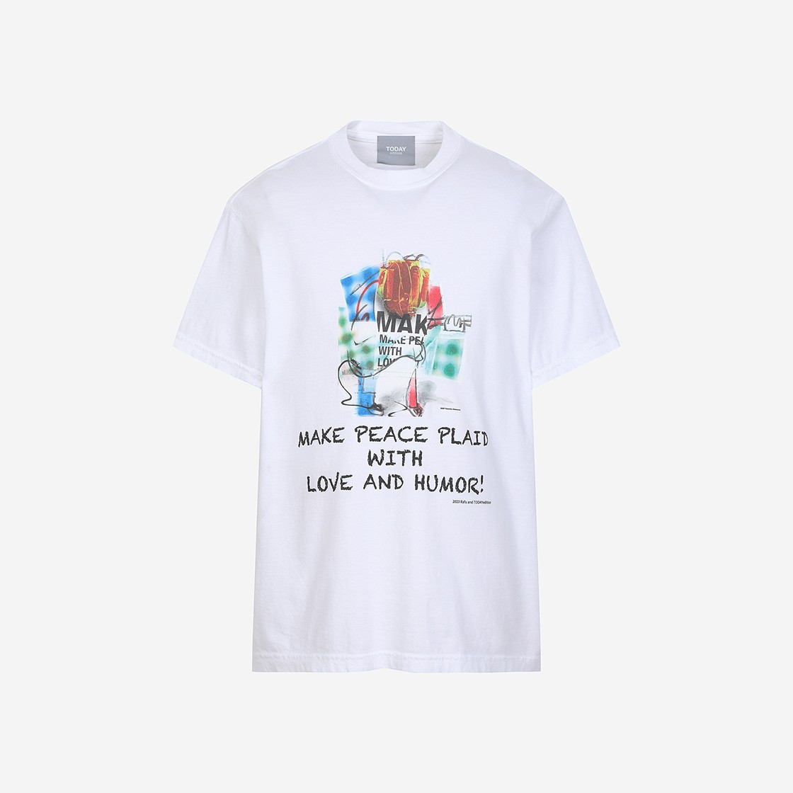 Rafu Band T-Shirt White 상세 이미지 1