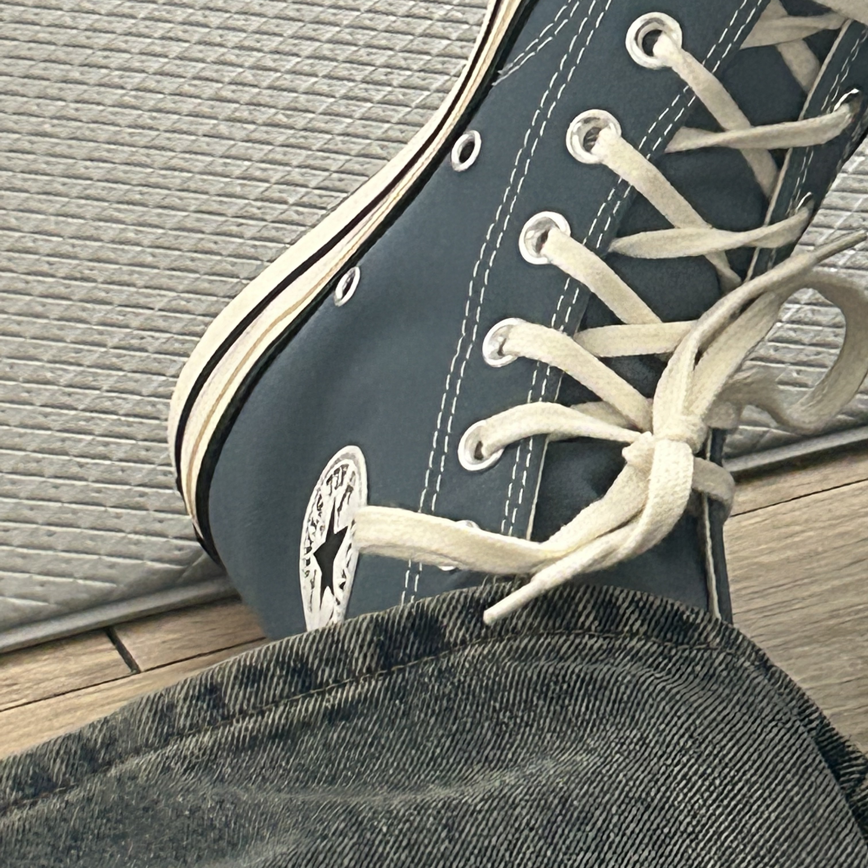 Converse Chuck 70 High Seasonal Color Deep Waters 착용 스타일