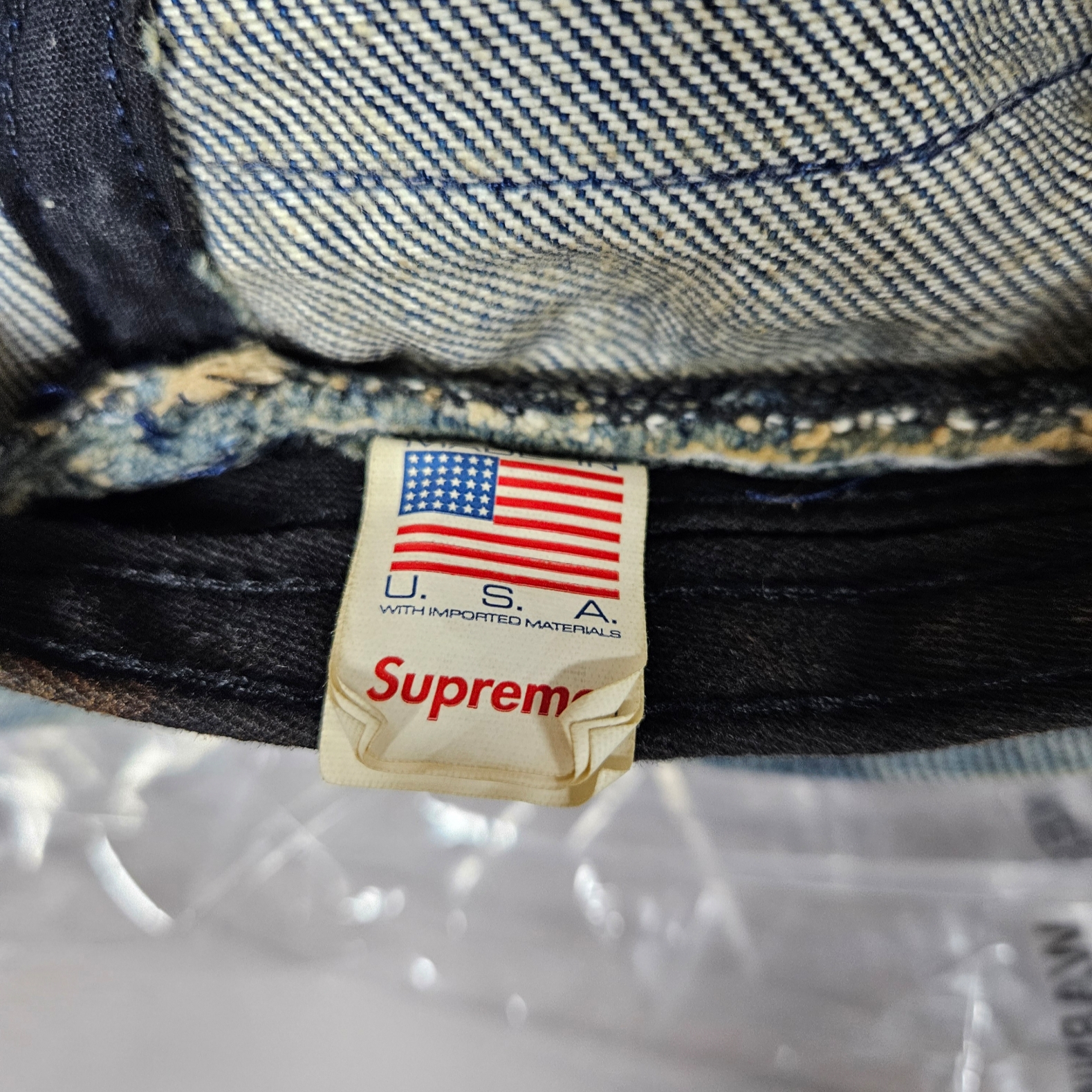 Supreme Chino Twill Crusher Dirty Indigo - 24SS 착용 스타일 - 1