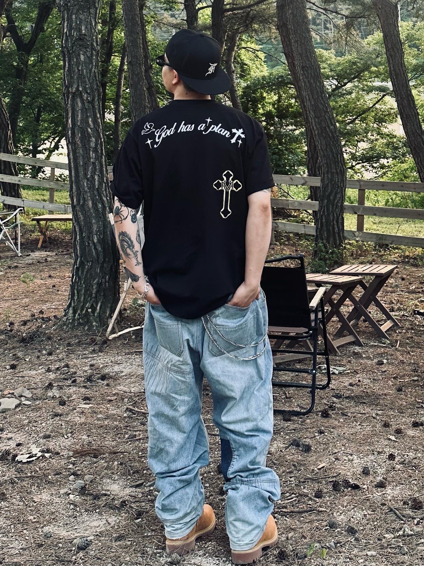 Timberland Premium 6 inch Waterproof Boot Wheat Nubuck - Wide, New Era x Fear of God 59FIFTY Chicago White Sox Fitted Cap Black 착용 스타일 - 2