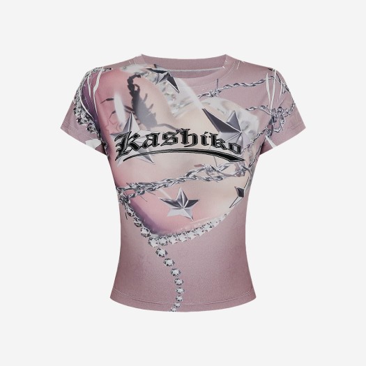 카시코 핑크 하트 티셔츠