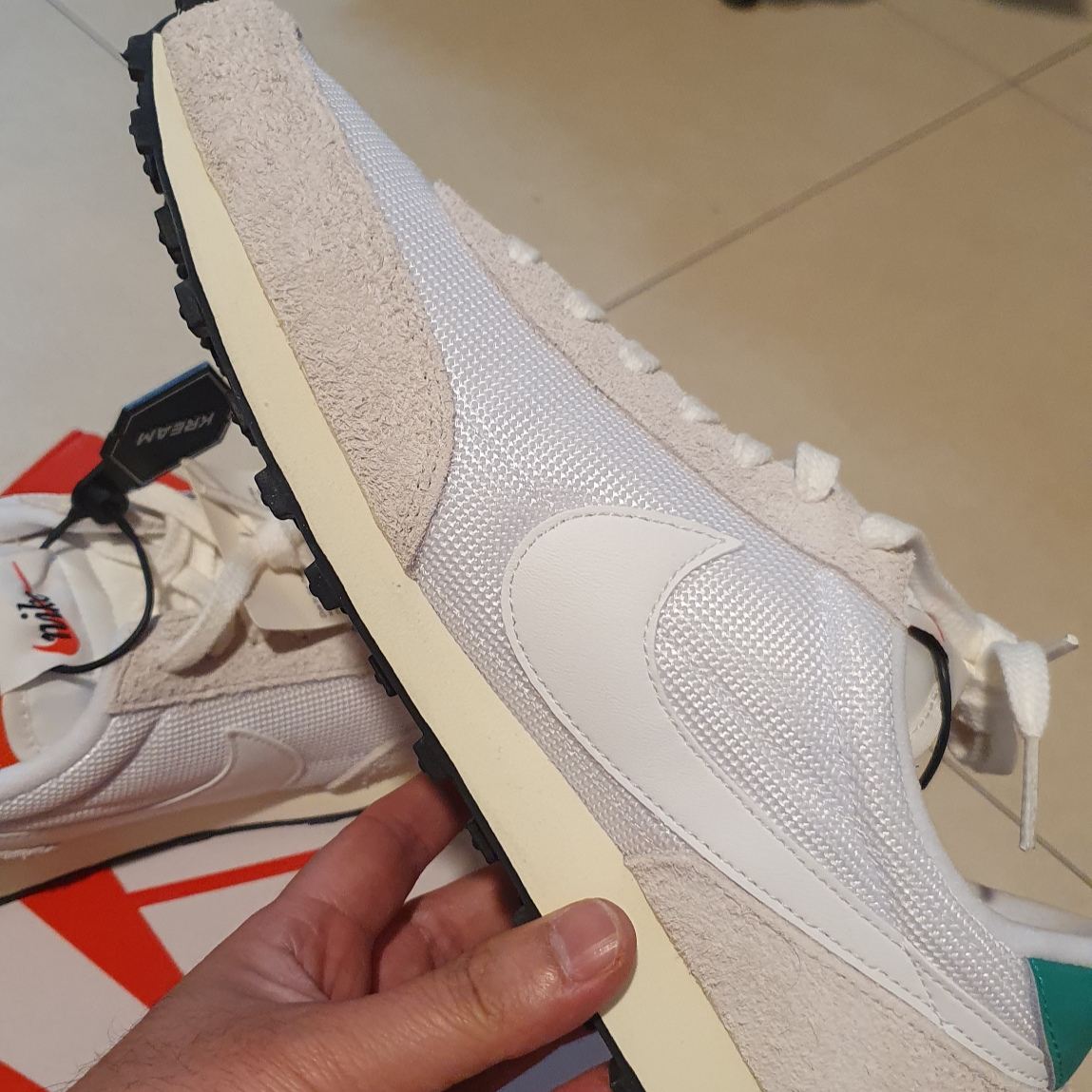 (W) Nike Daybreak Vintage Stadium Green 착용 스타일 - 4