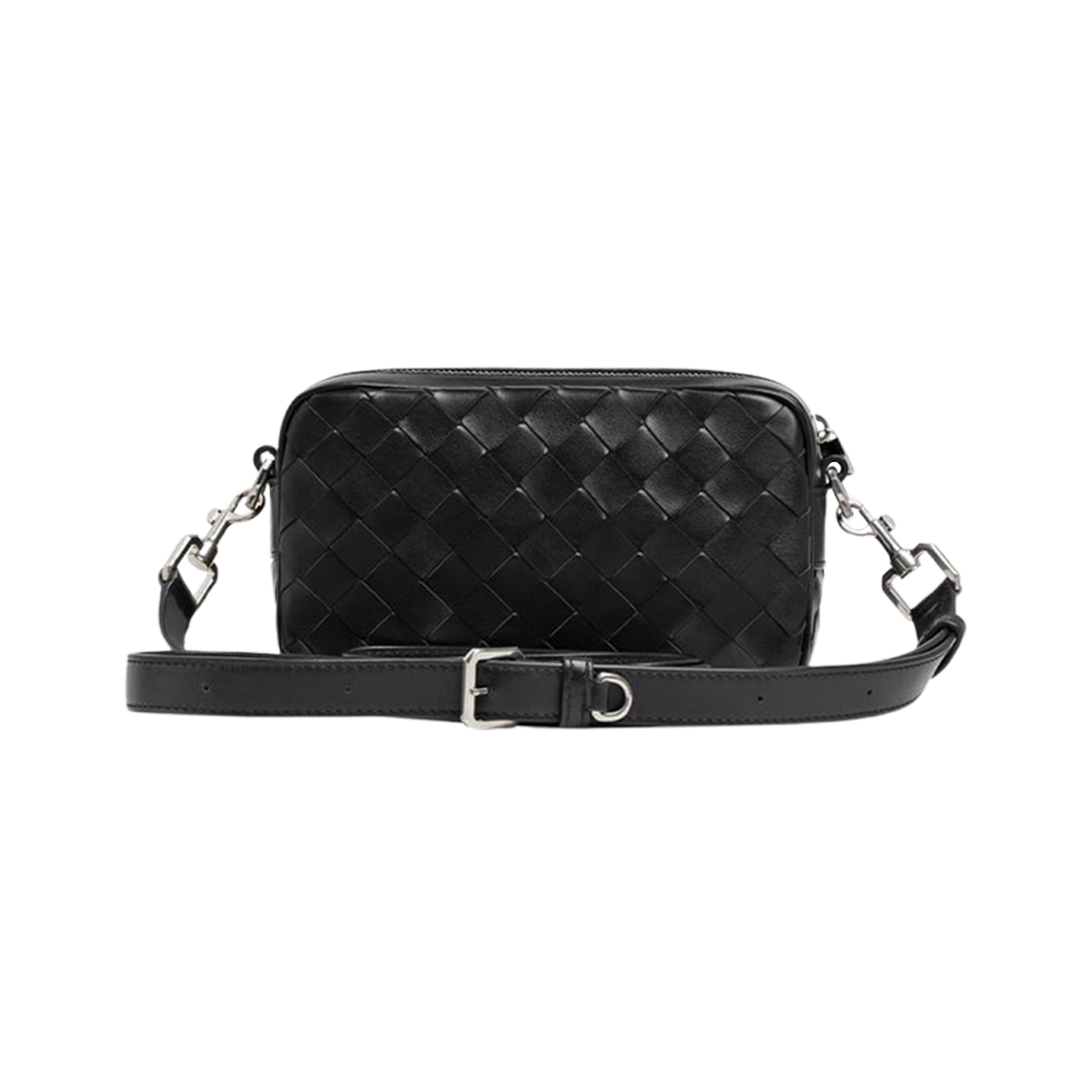 Bottega Veneta Mini Intrecciato Camera Bag Black 상세 이미지 2