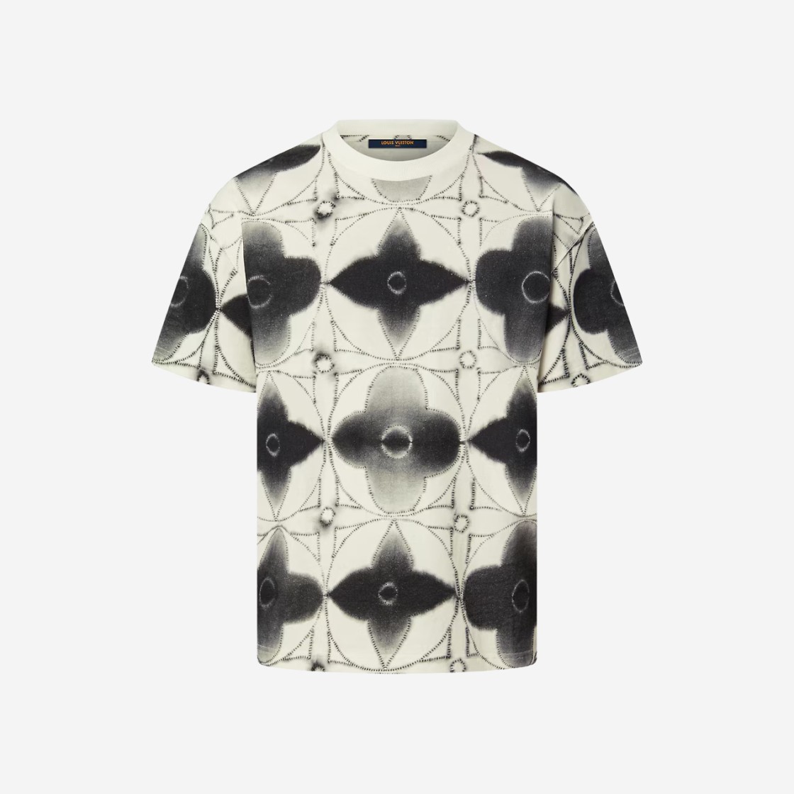 Louis Vuitton Printed Shibori Tie-Dye T-Shirt Dark Grey 상세 이미지 1