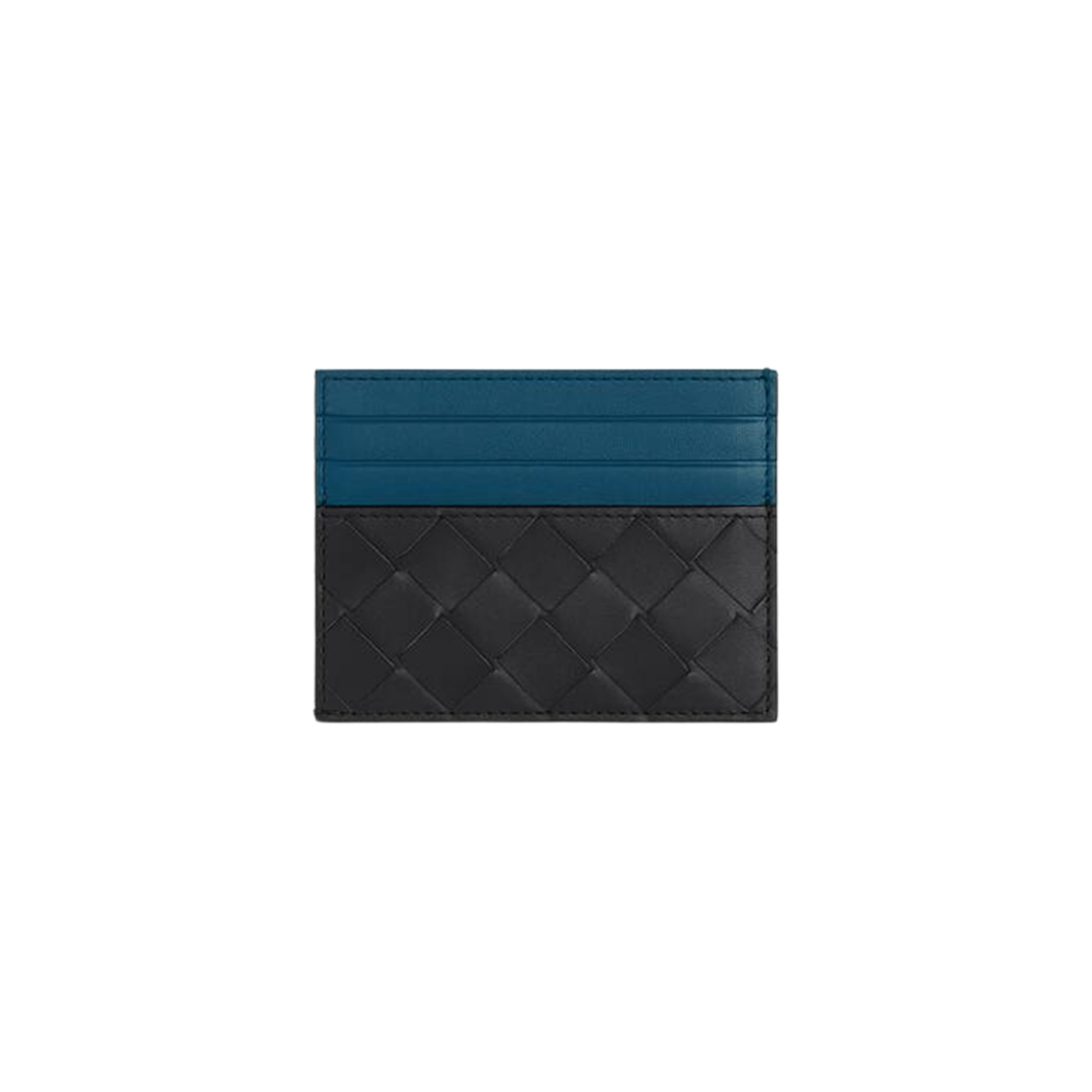 Bottega Veneta Intrecciato Credit Card Case Ardoise Deep Pacific 상세 이미지 1