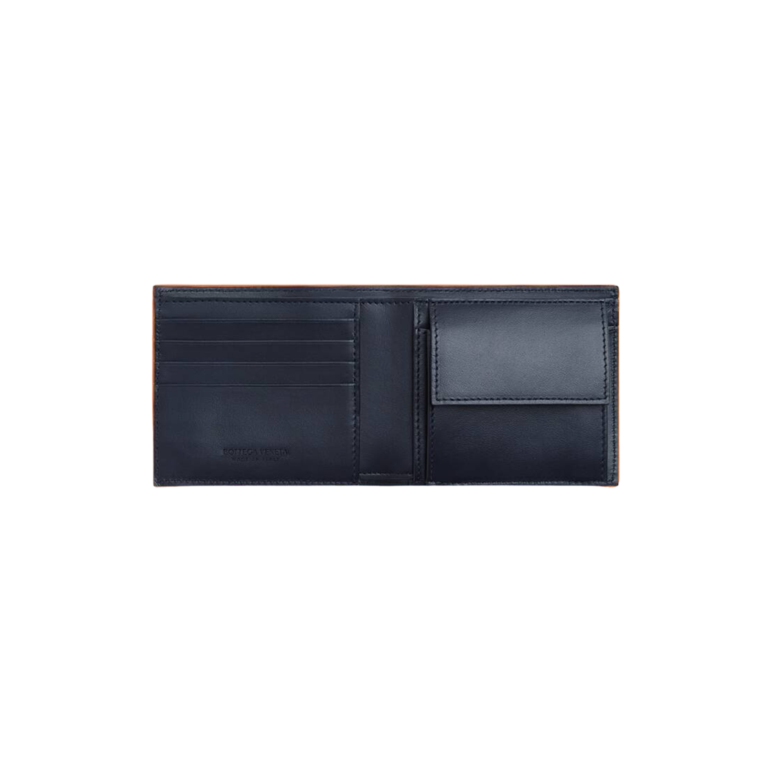 Bottega Veneta Intrecciato Bi-Fold Wallet With Coin Purse Space Papaya 상세 이미지 2