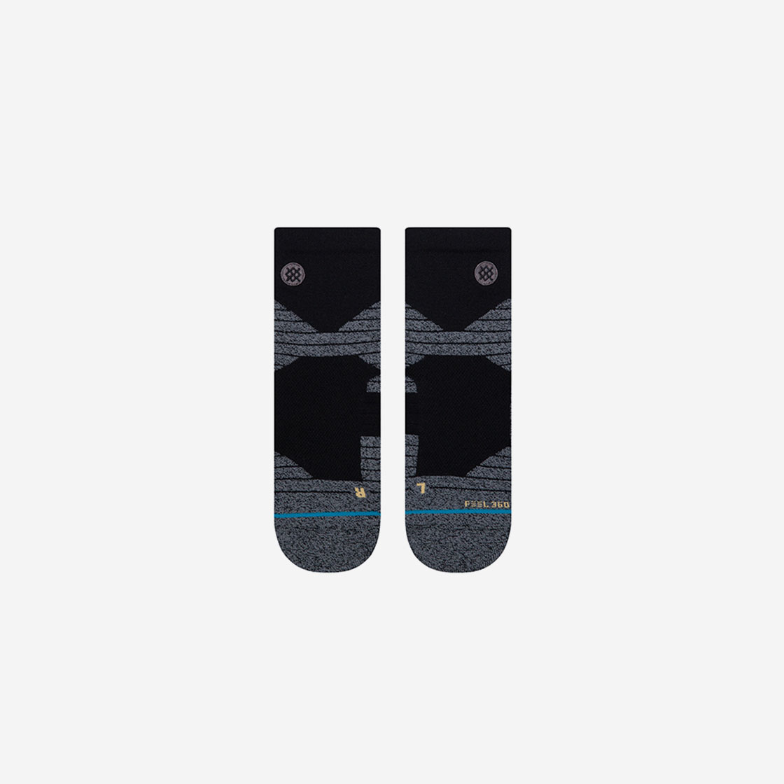 스탠스 퍼포먼스 쿼터 블랙(STANCE Performance Quarter Black) - 2