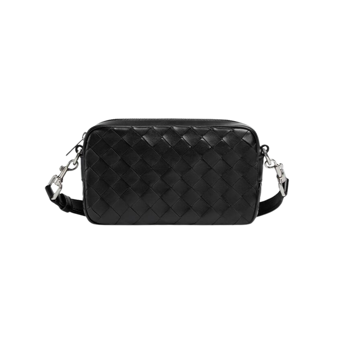 Bottega Veneta Mini Intrecciato Camera Bag Black 상세 이미지 1