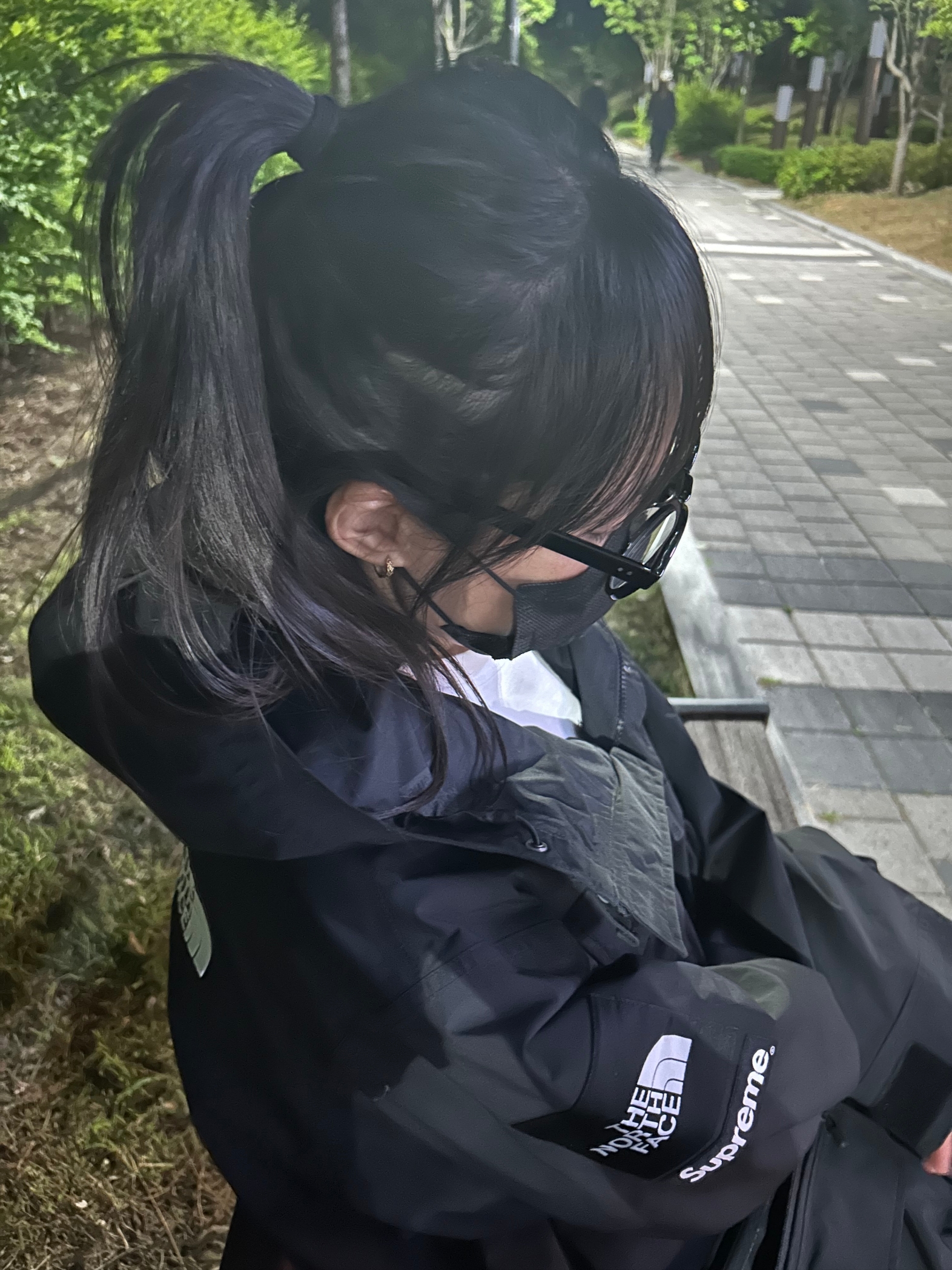 Supreme x The North Face Cargo Jacket Black - 20SS, Nike x Tom Sachs General Purpose Shoe Light Cream 착용 스타일 - 3