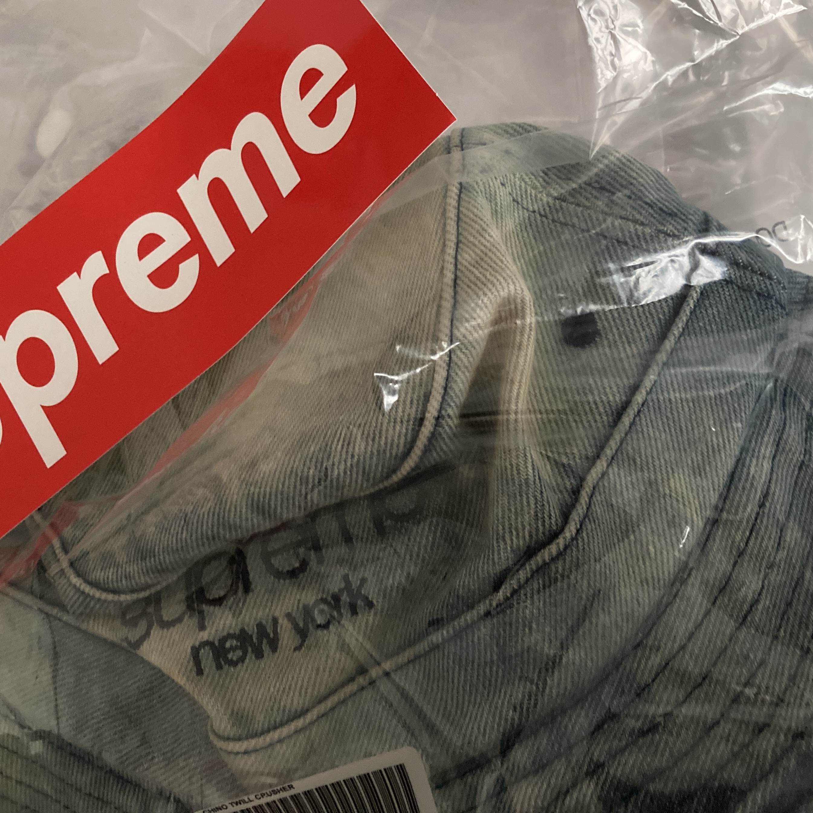 Supreme Chino Twill Crusher Dirty Indigo - 24SS 착용 스타일 - 1