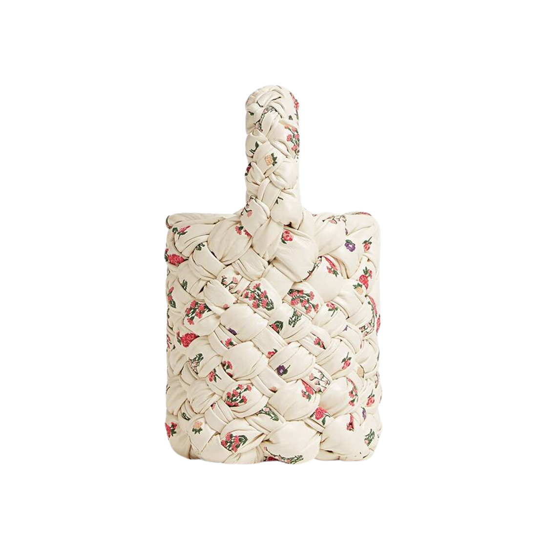 Bottega Veneta Kalimero Bucket Bag Bone Embroidered Flowers 상세 이미지 2