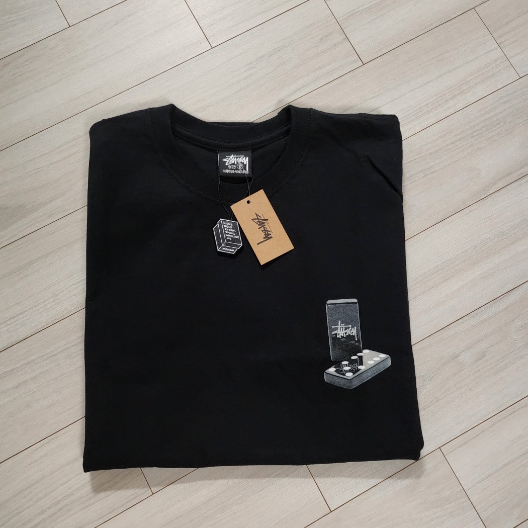 Stussy Dominoes T-Shirt Black 착용 스타일