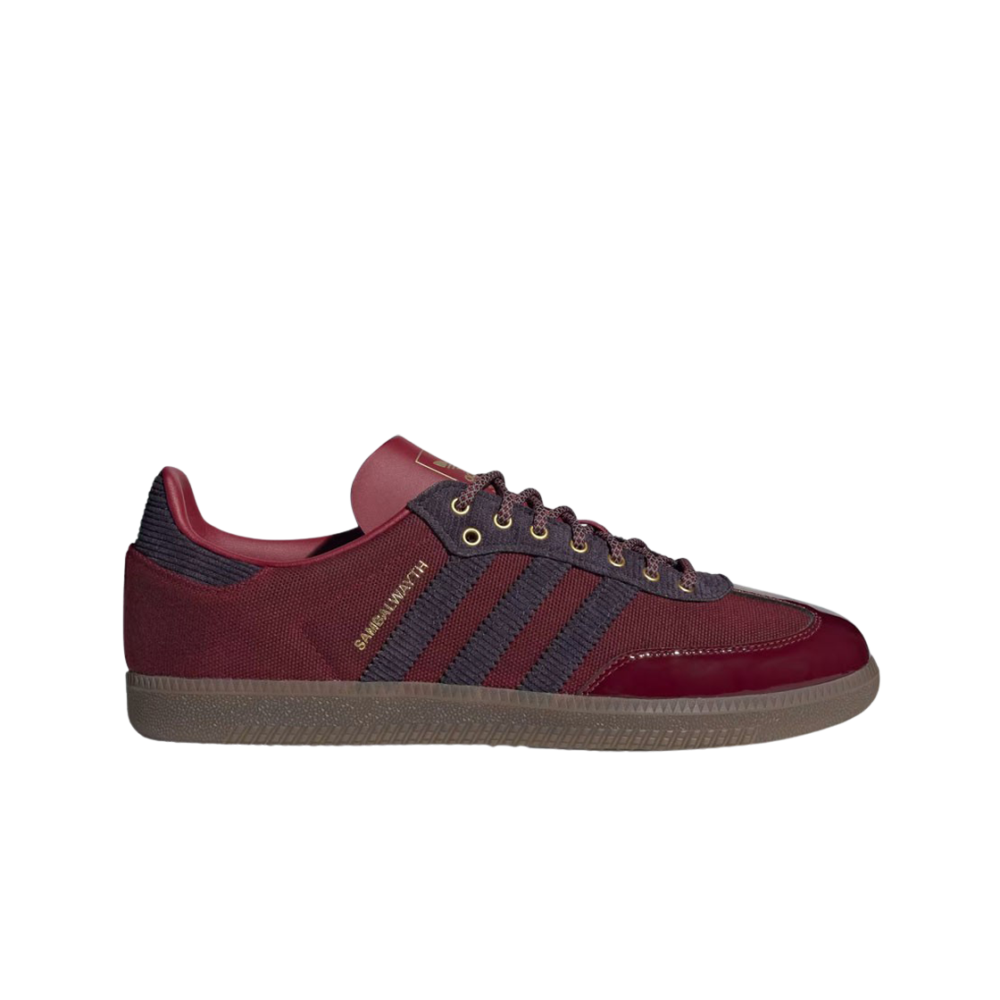 아디다스 x 올웨이스 삼바 OG 컬리지에이트 버건디 오로라 블랙(Adidas x Alwayth Samba OG Collegiate Burgundy Aurora Black)