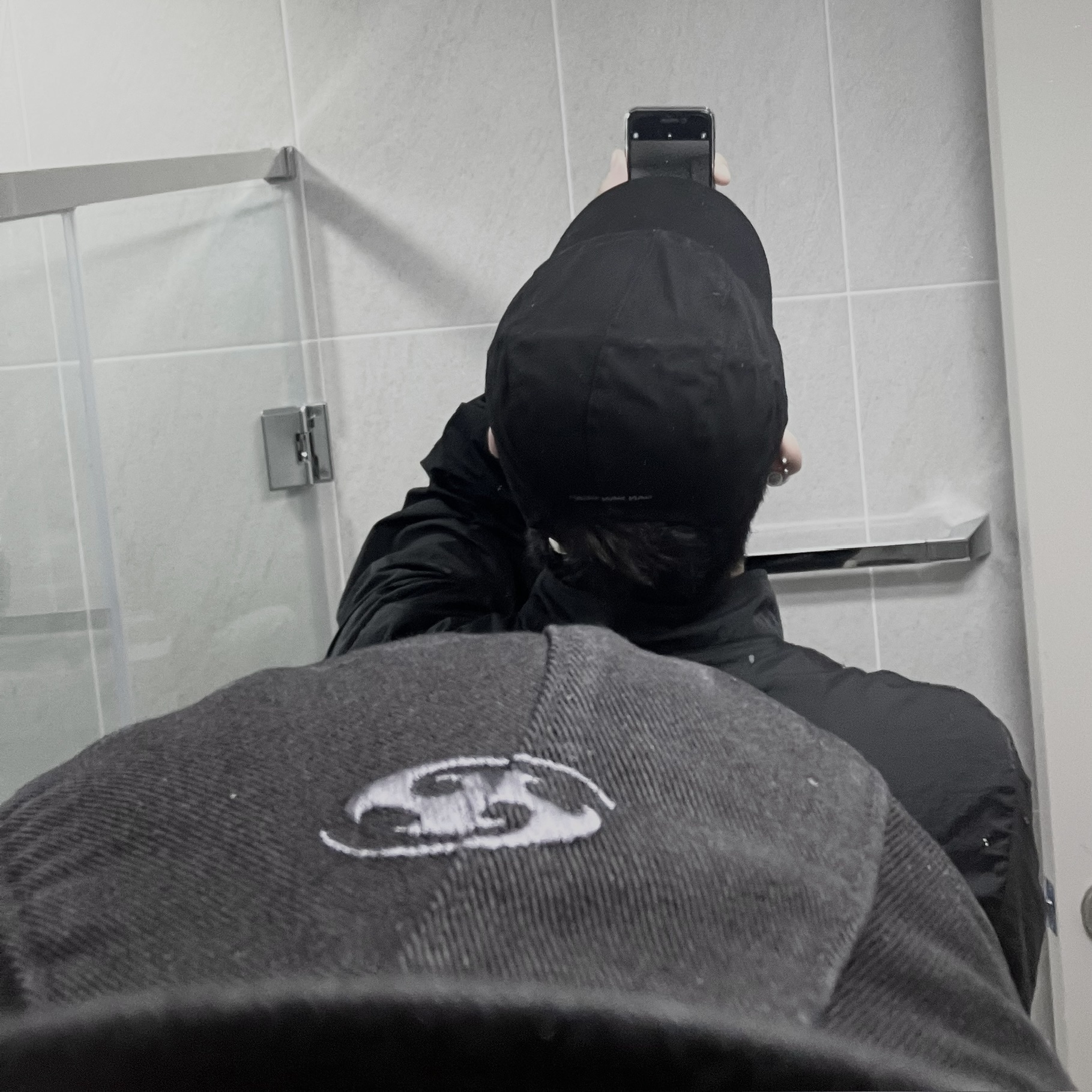 Sansan Gear Ball Cap Black - 23SS 착용 스타일