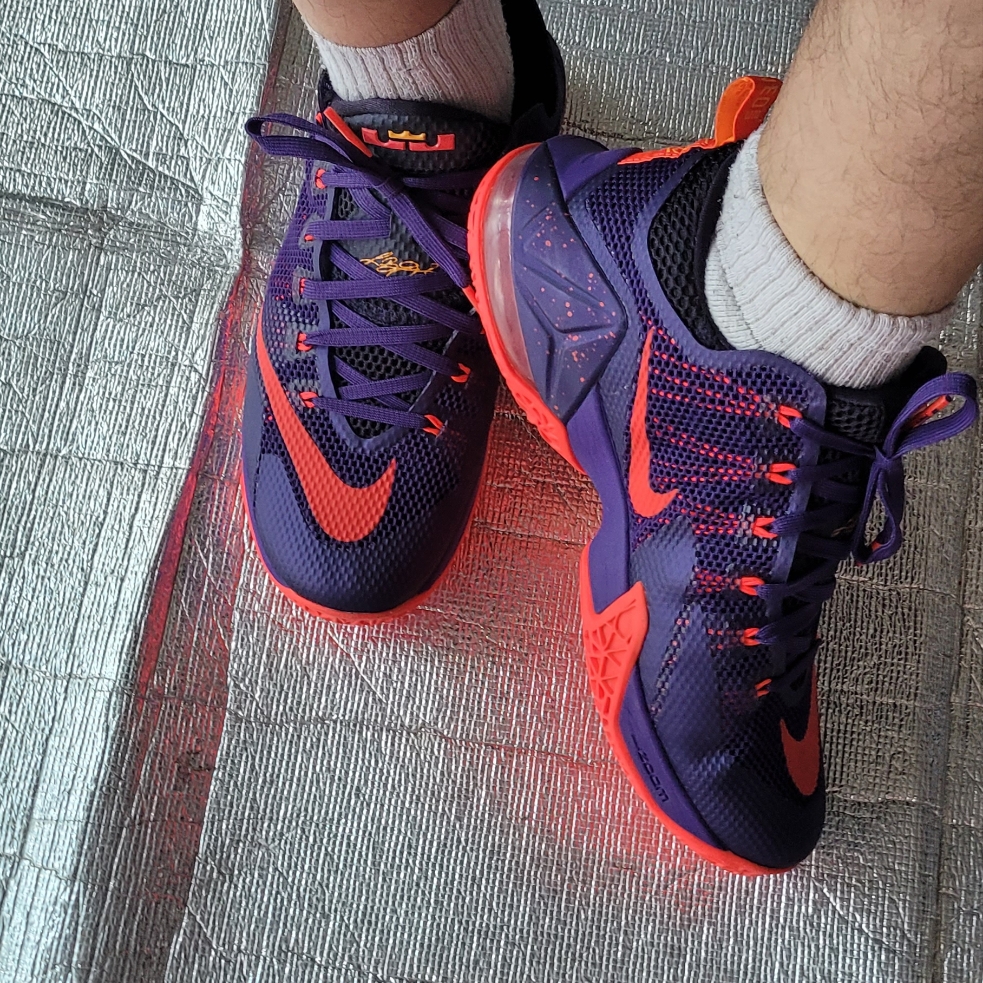 Nike LeBron 12 Low USA 착용 스타일 - 3
