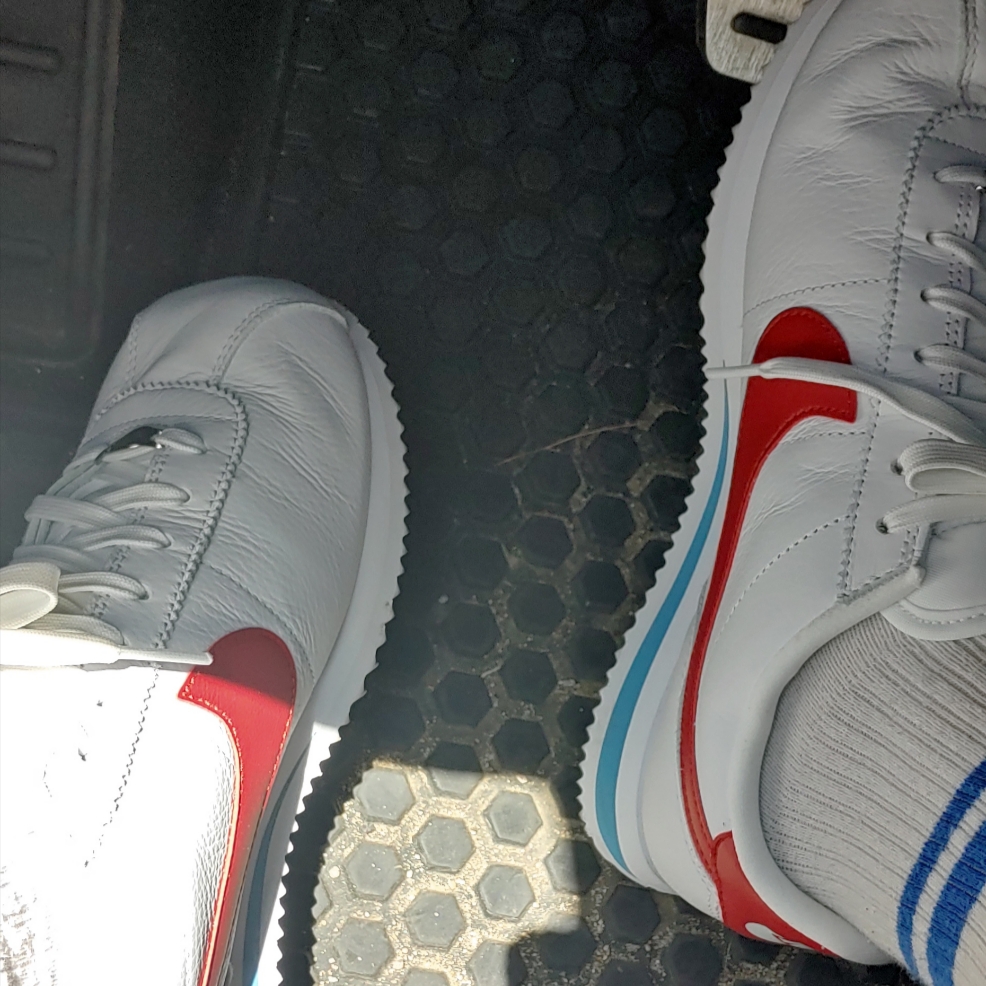 Nike Cortez Varsity Red White & Blue 착용 스타일 - 2