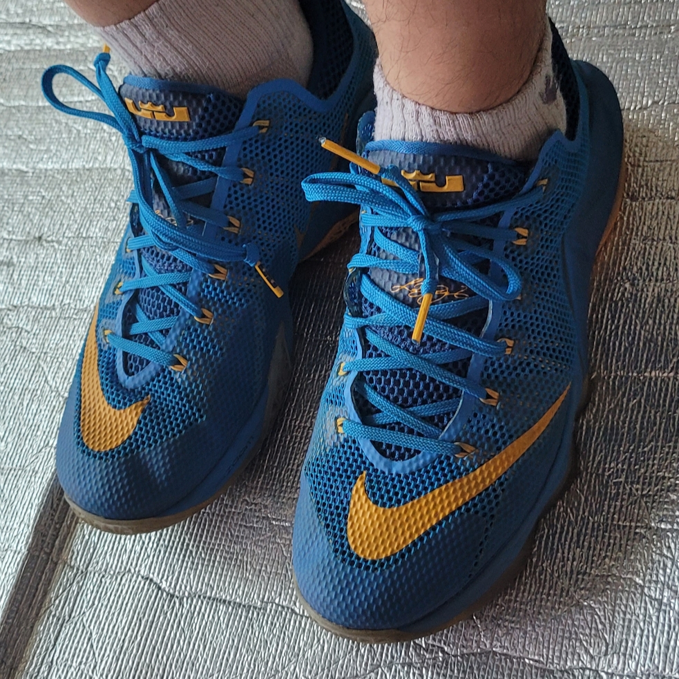 Nike LeBron 12 Low Carbon Fiber 착용 스타일 - 3