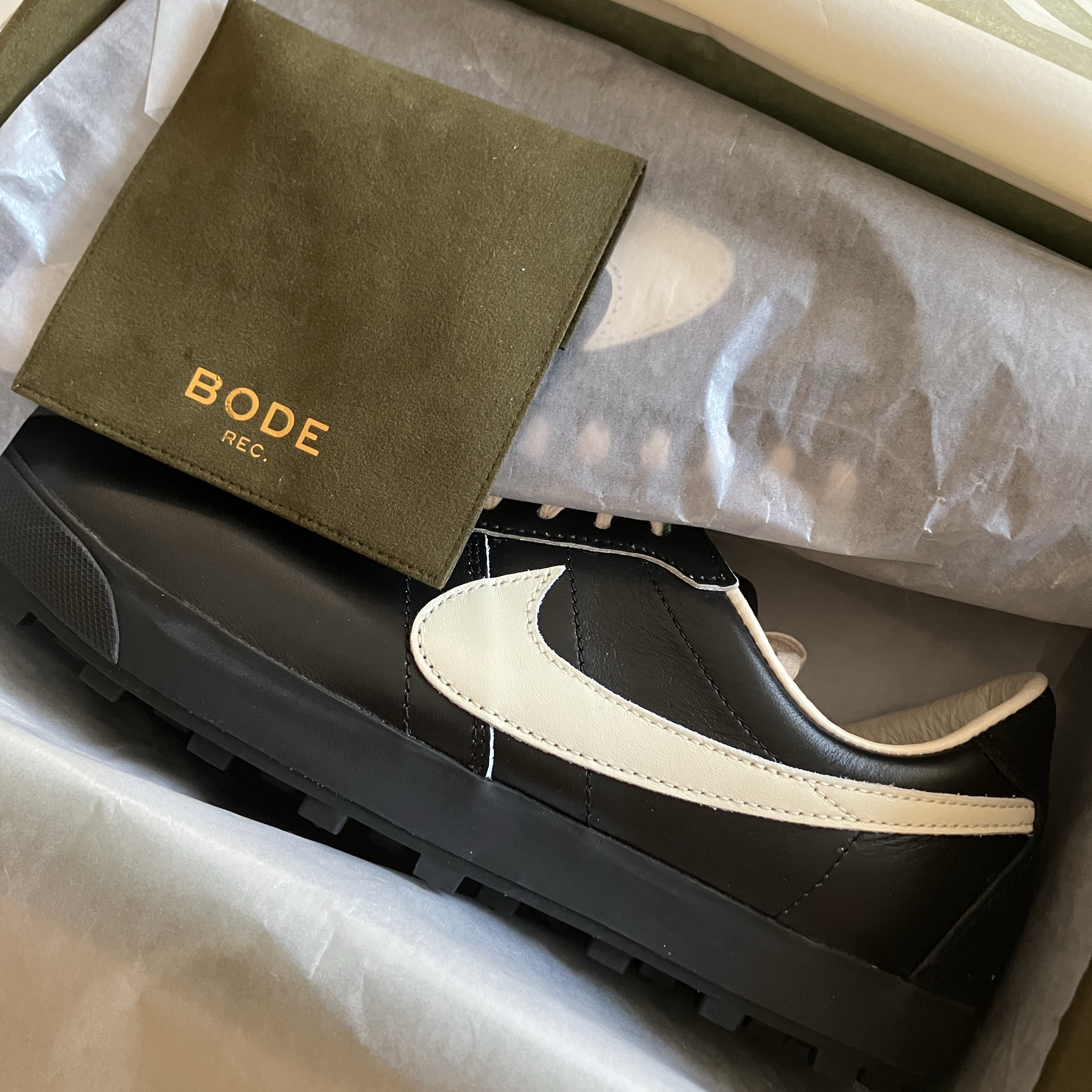 Nike x Bode Astrograbber SP Black and Coconut Milk 착용 스타일