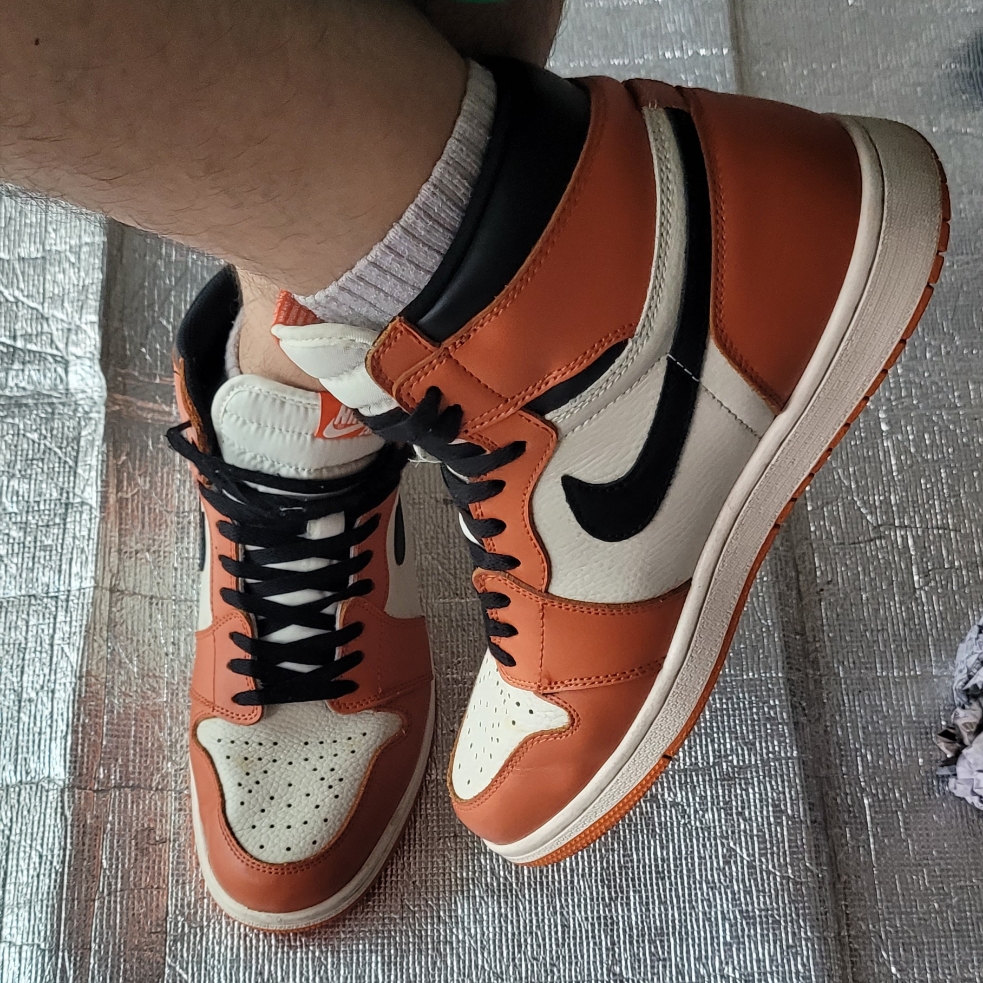 Jordan 1 Retro High OG Reverse Shattered Backboard 착용 스타일 - 3