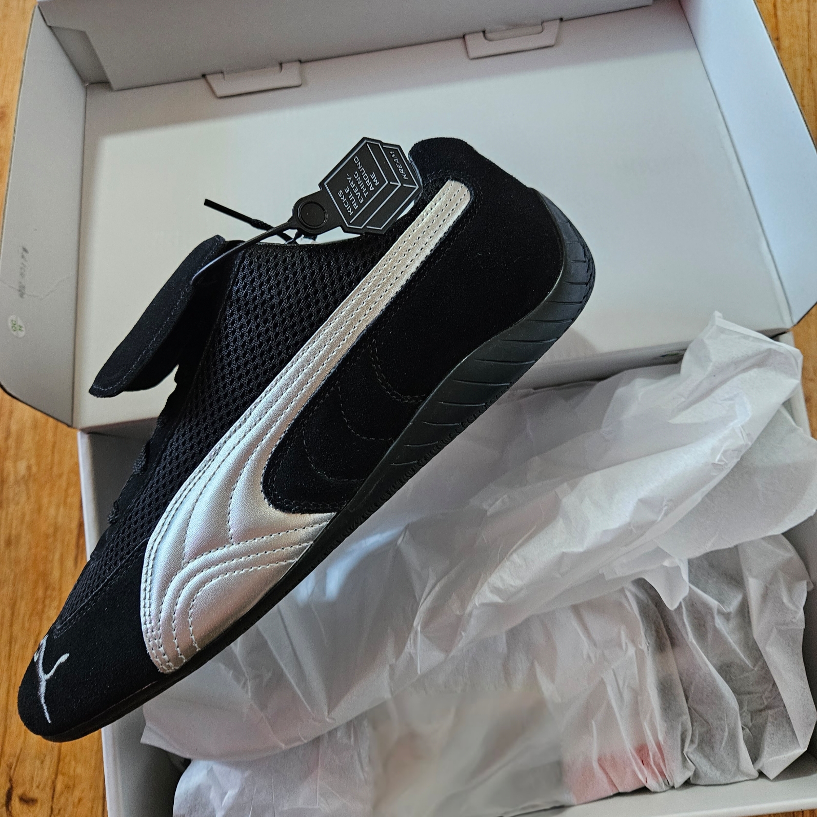 Puma x Open Yy Speedcat Black Shadow Gray 착용 스타일