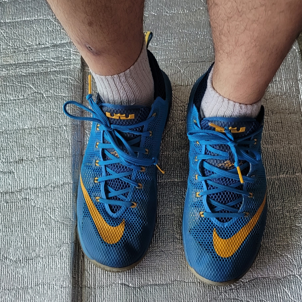 Nike LeBron 12 Low Carbon Fiber 착용 스타일 - 2