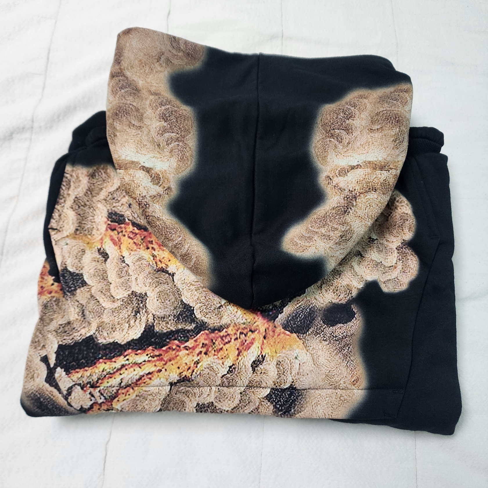 Wooyoungmi Volcano Hooded T-Shirt Black - 23FW 착용 스타일