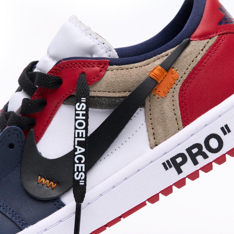 Jordan 1 Low Golf Obsidian Varsity Red 착용 스타일 - 7
