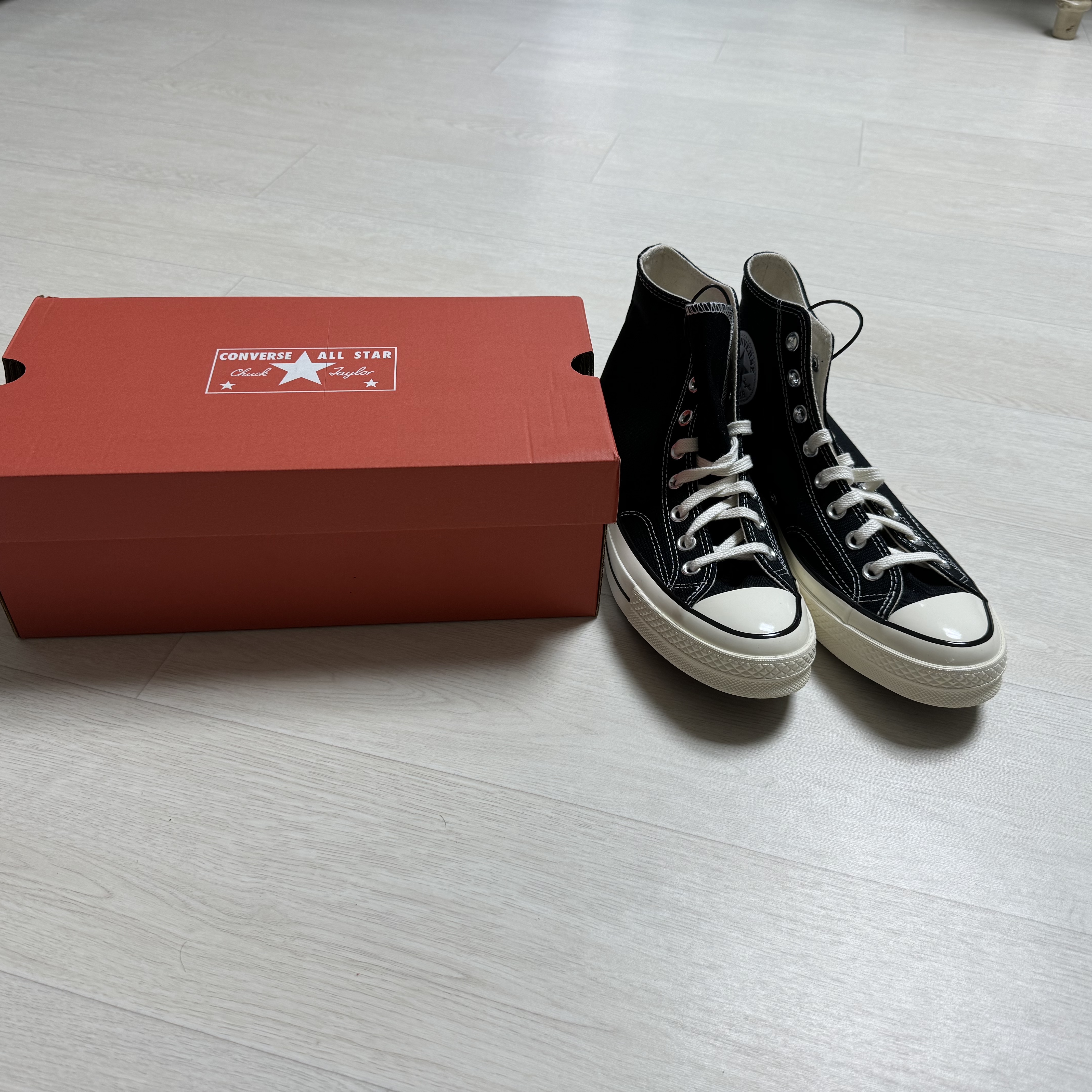 Converse Chuck 70 Hi Black 착용 스타일