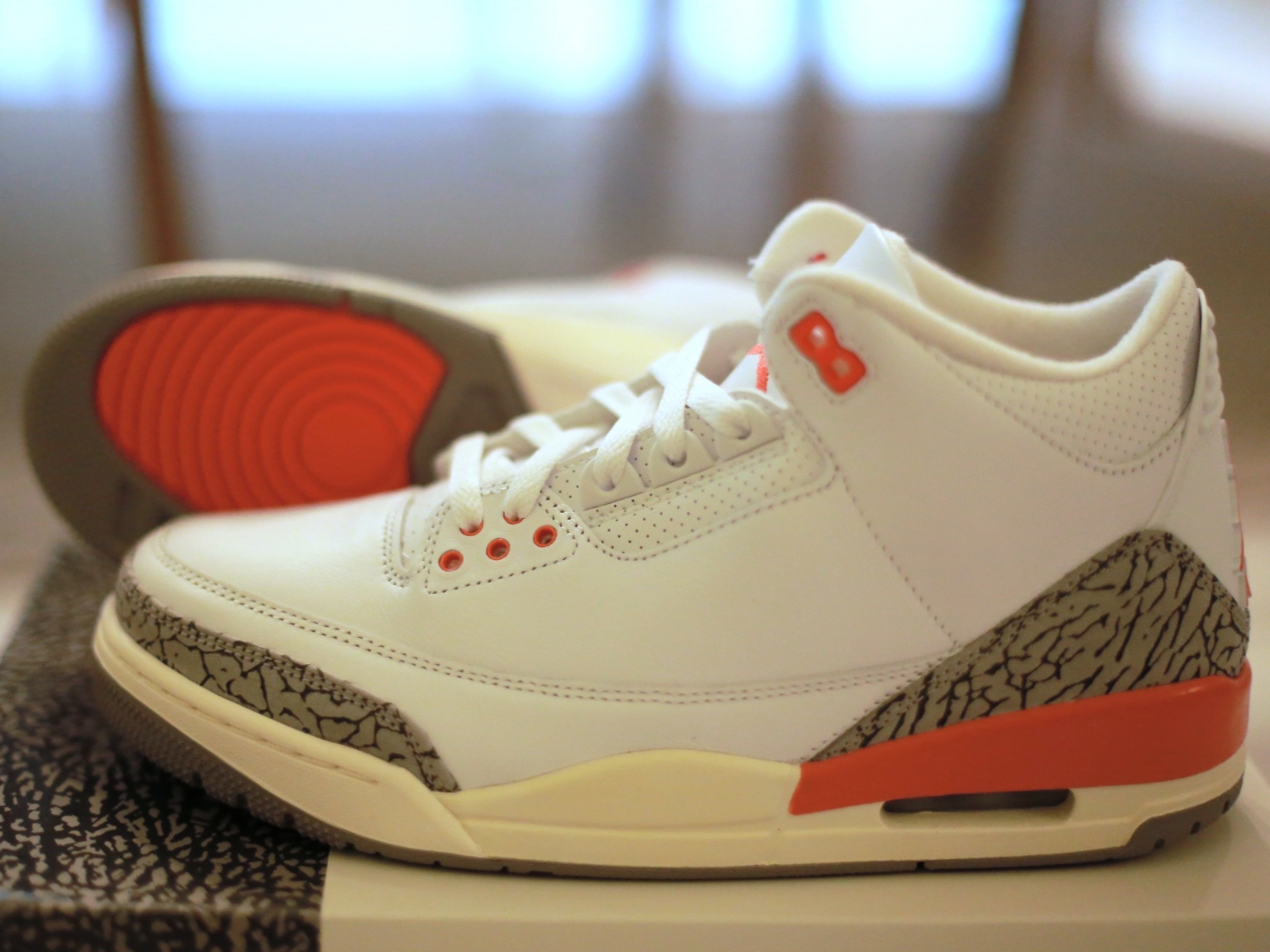 (W) Jordan 3 Retro Georgia Peach 착용 스타일 - 4