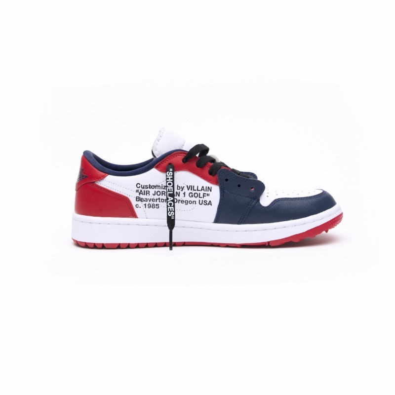 Jordan 1 Low Golf Obsidian Varsity Red 착용 스타일 - 3