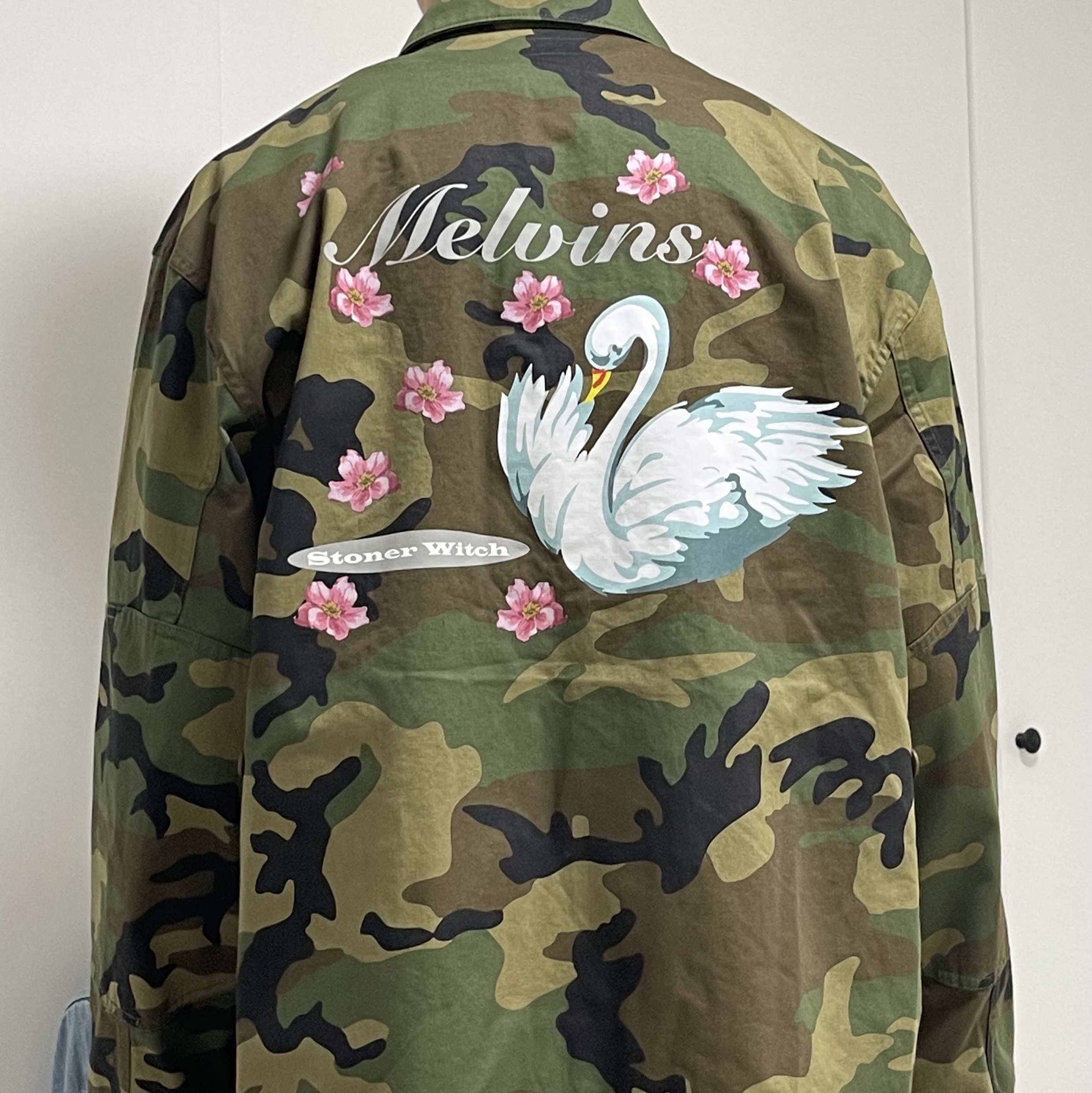 Supreme x Melvins BDU Jacket Woodland Camo - 24SS 착용 스타일 - 2