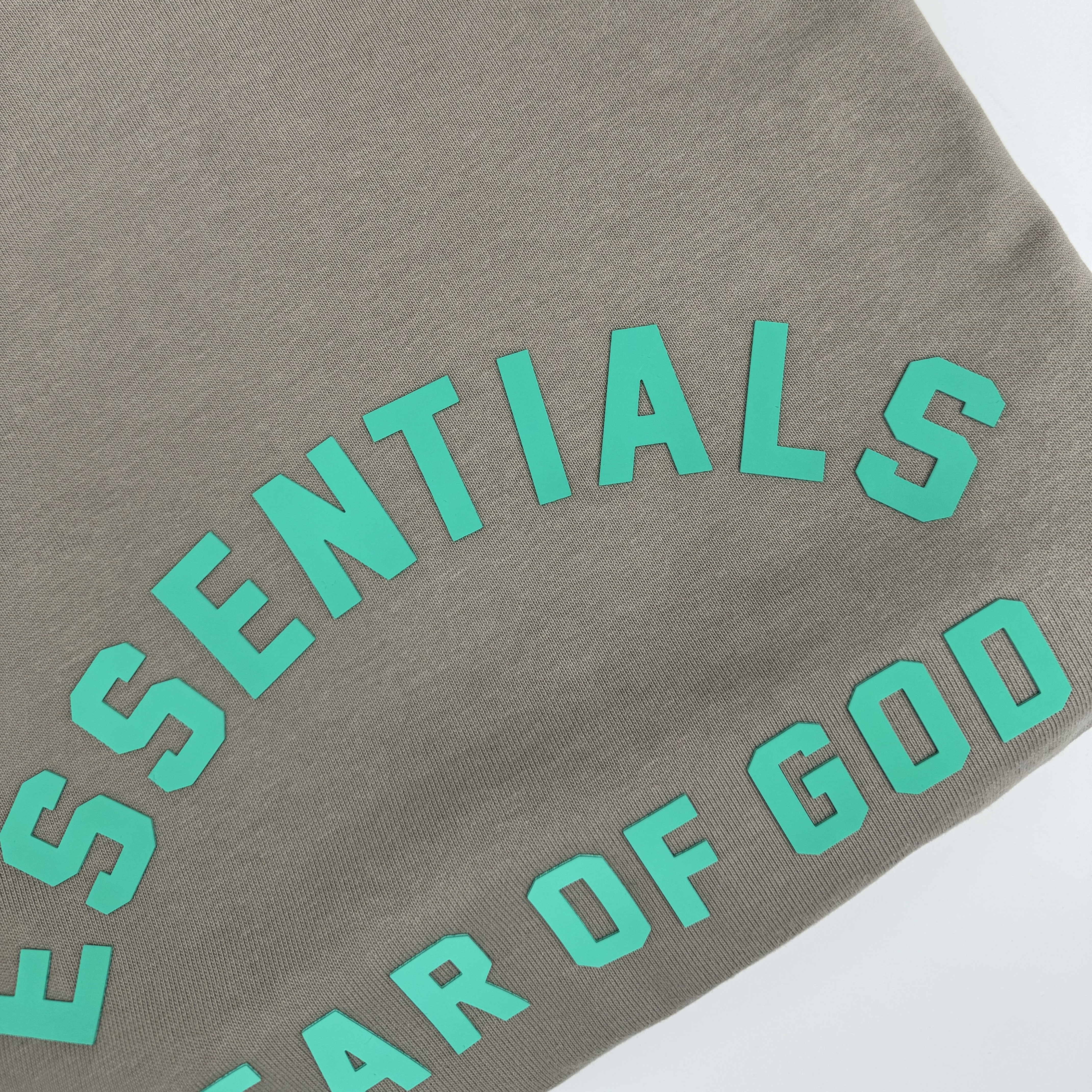 Essentials Heavy Jersey Crewneck T-Shirt Seal - 24SS 착용 스타일