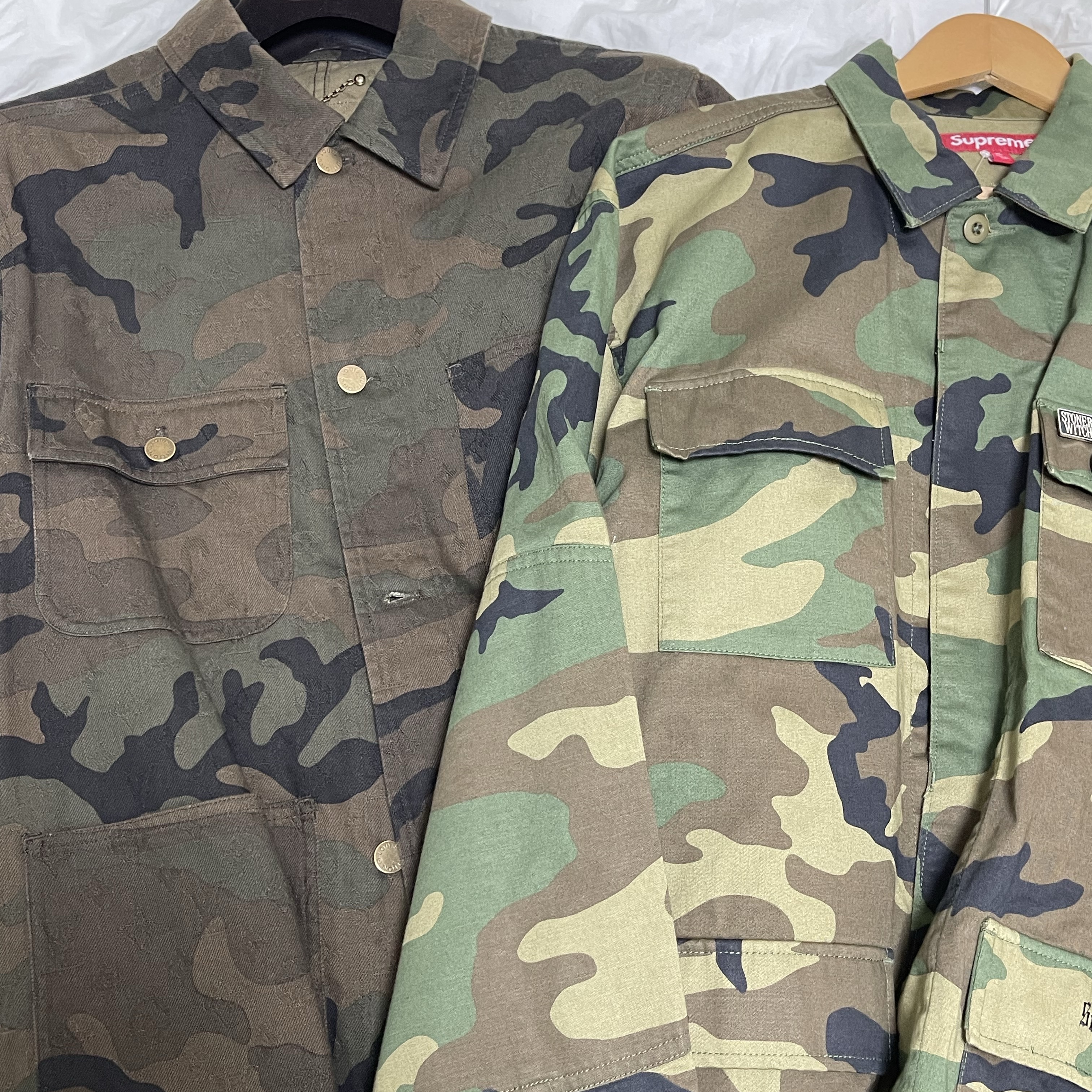 Supreme x Melvins BDU Jacket Woodland Camo - 24SS 착용 스타일 - 5